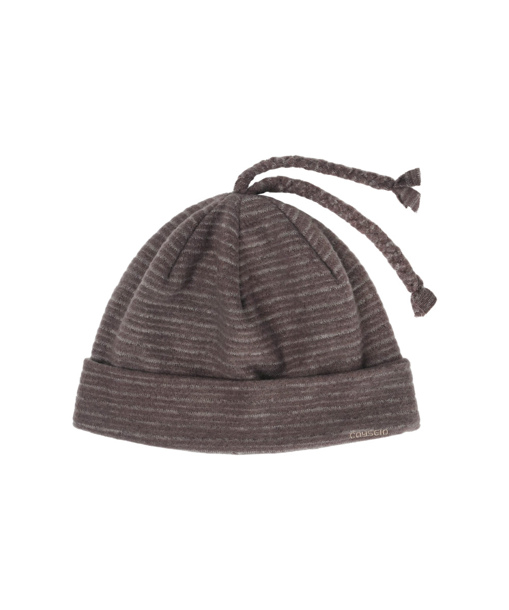 Coyseio - Braided Fleece Beanie (Ash Brown) product image 10 | TRAB K-Fashion Australia
