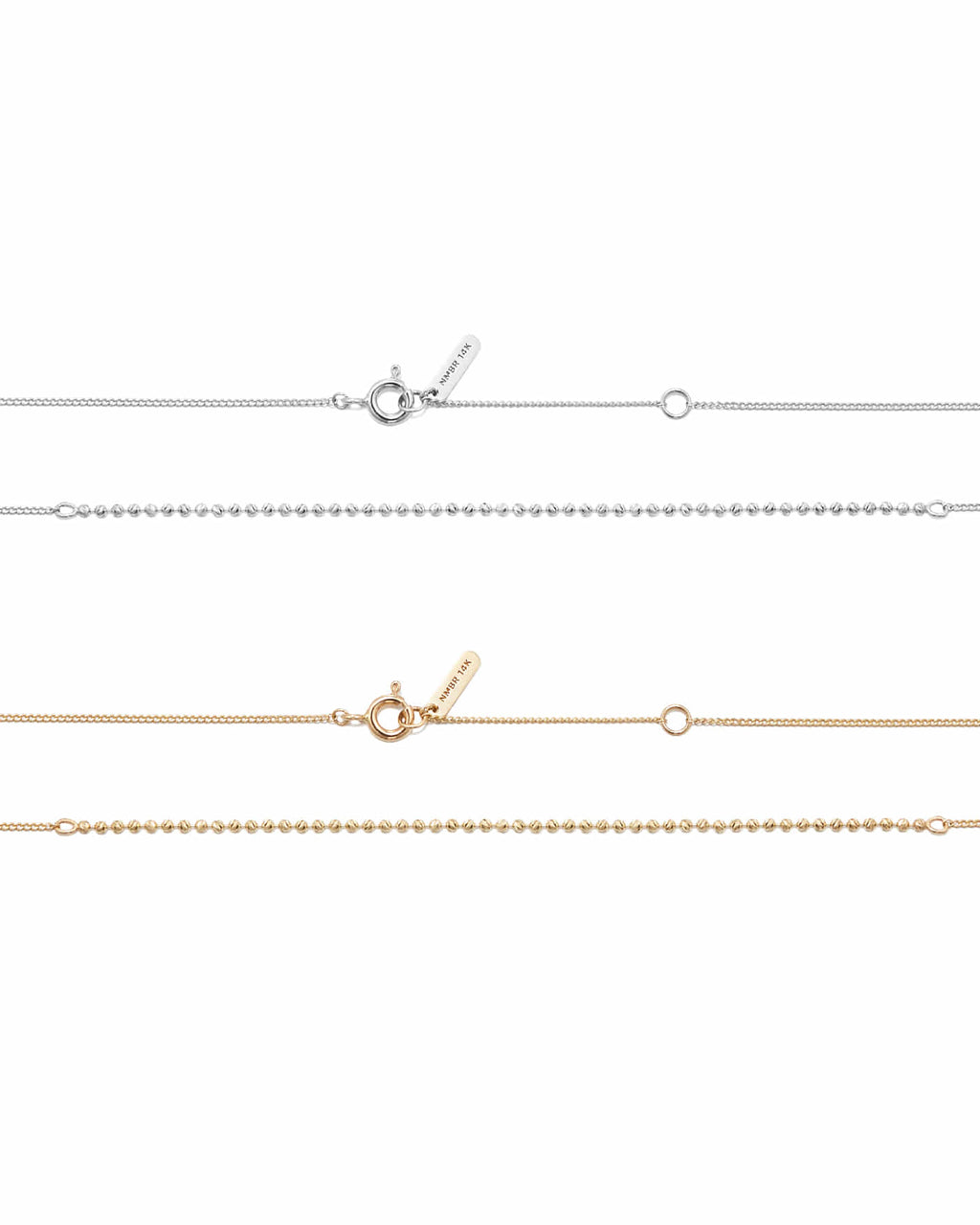 Numbering - Mixed Chain Necklace #2702 product image 5 | TRAB K-Fashion Australia