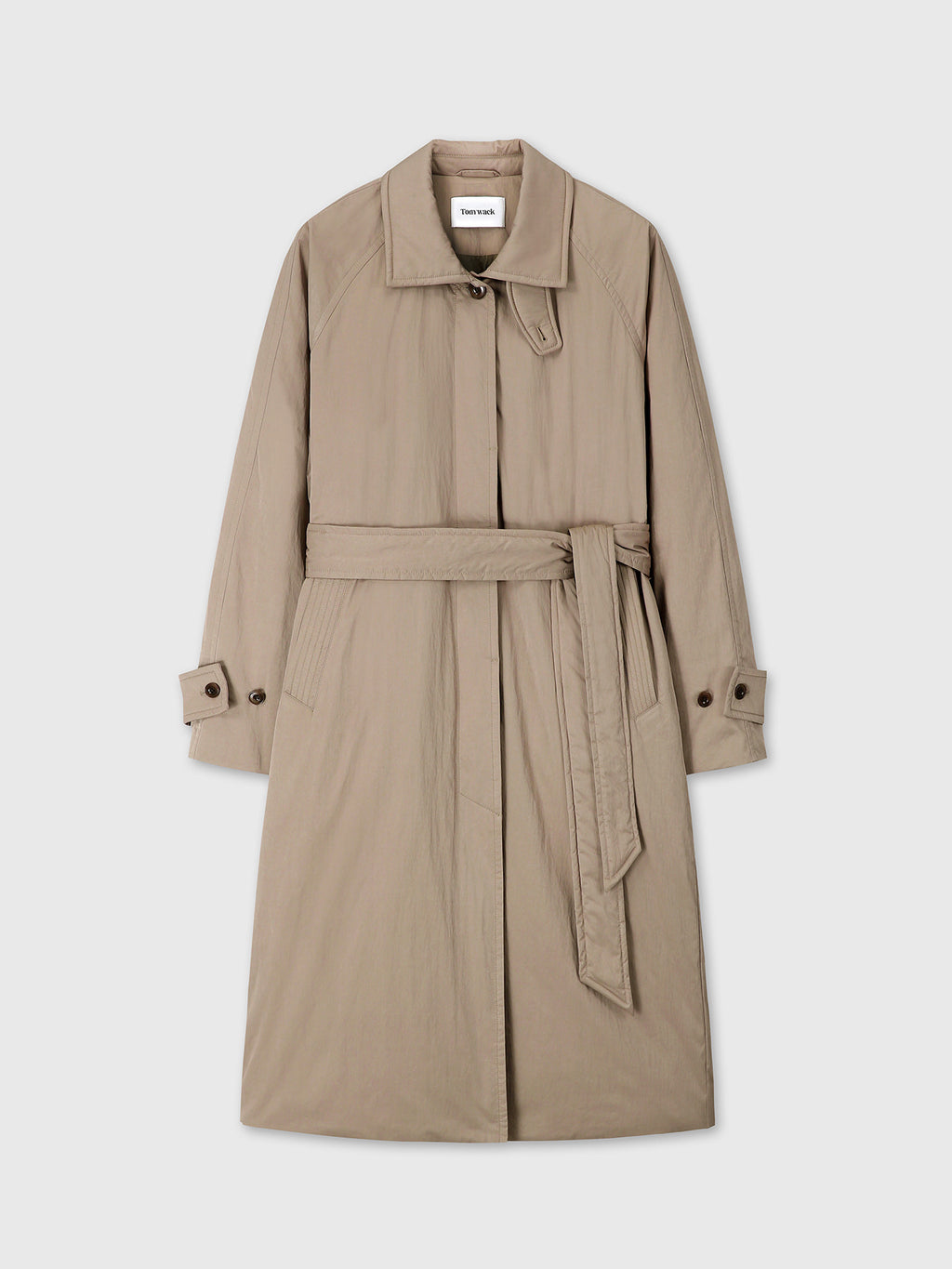 Tonywack - Tailored Trench Puffer Coat (Beige) product image 7 | TRAB K-Fashion Australia