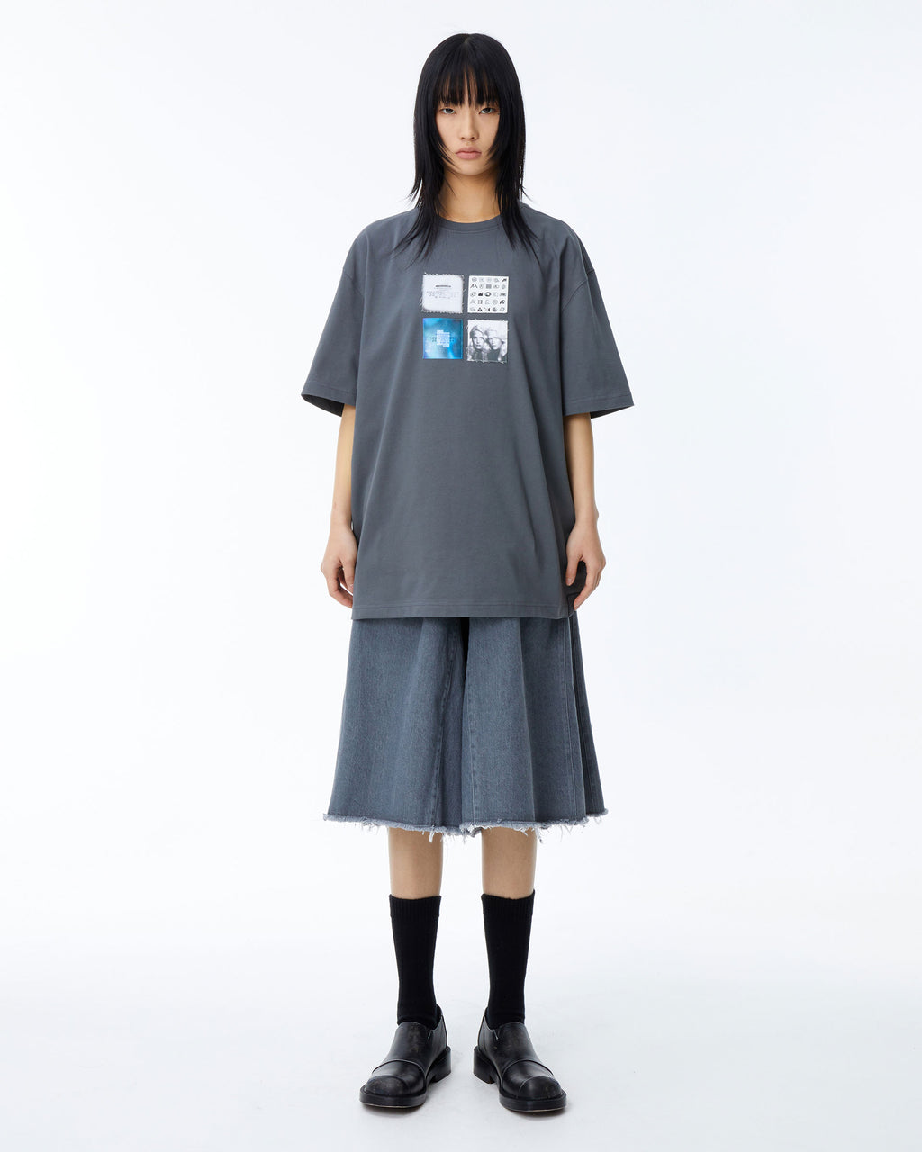 Ader Error - Mati t-shirt (Charcoal) product image 3 | TRAB K-Fashion Australia