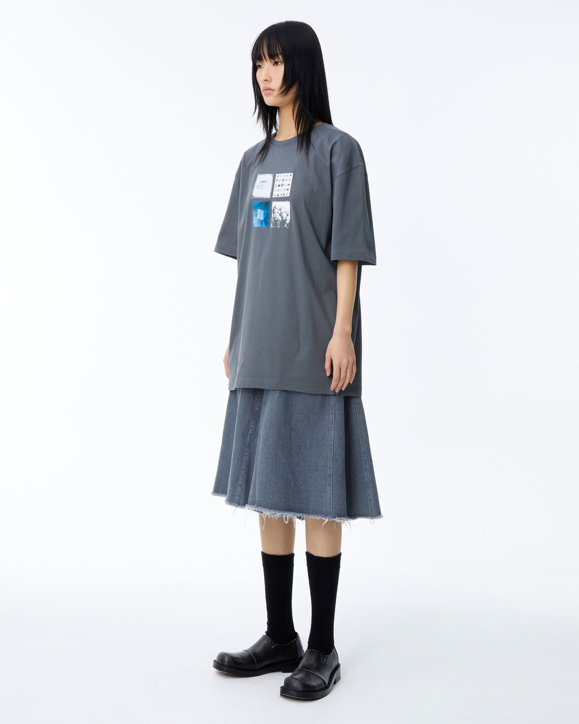 Ader Error - Mati t-shirt (Charcoal) product image 4 | TRAB K-Fashion Australia