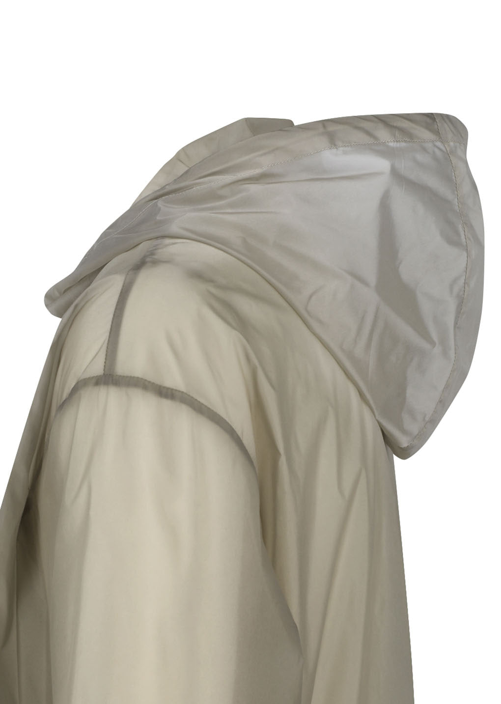 Amomento - Sheer Hoodie Anorak (Beige) product image 6 | TRAB K-Fashion Australia