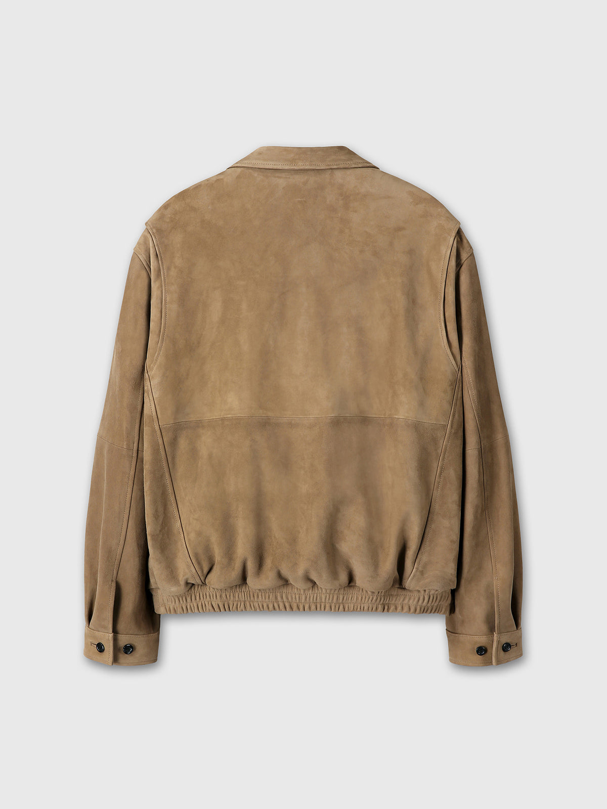 Tonywack - Goat Suede Relaxed Bomber Jacket (Beige) product image 10 | TRAB K-Fashion Australia