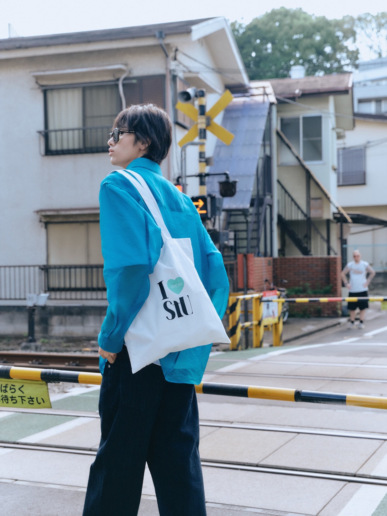 Stu - Sheer Shirt (Blue) product image 14 | TRAB K-Fashion Australia