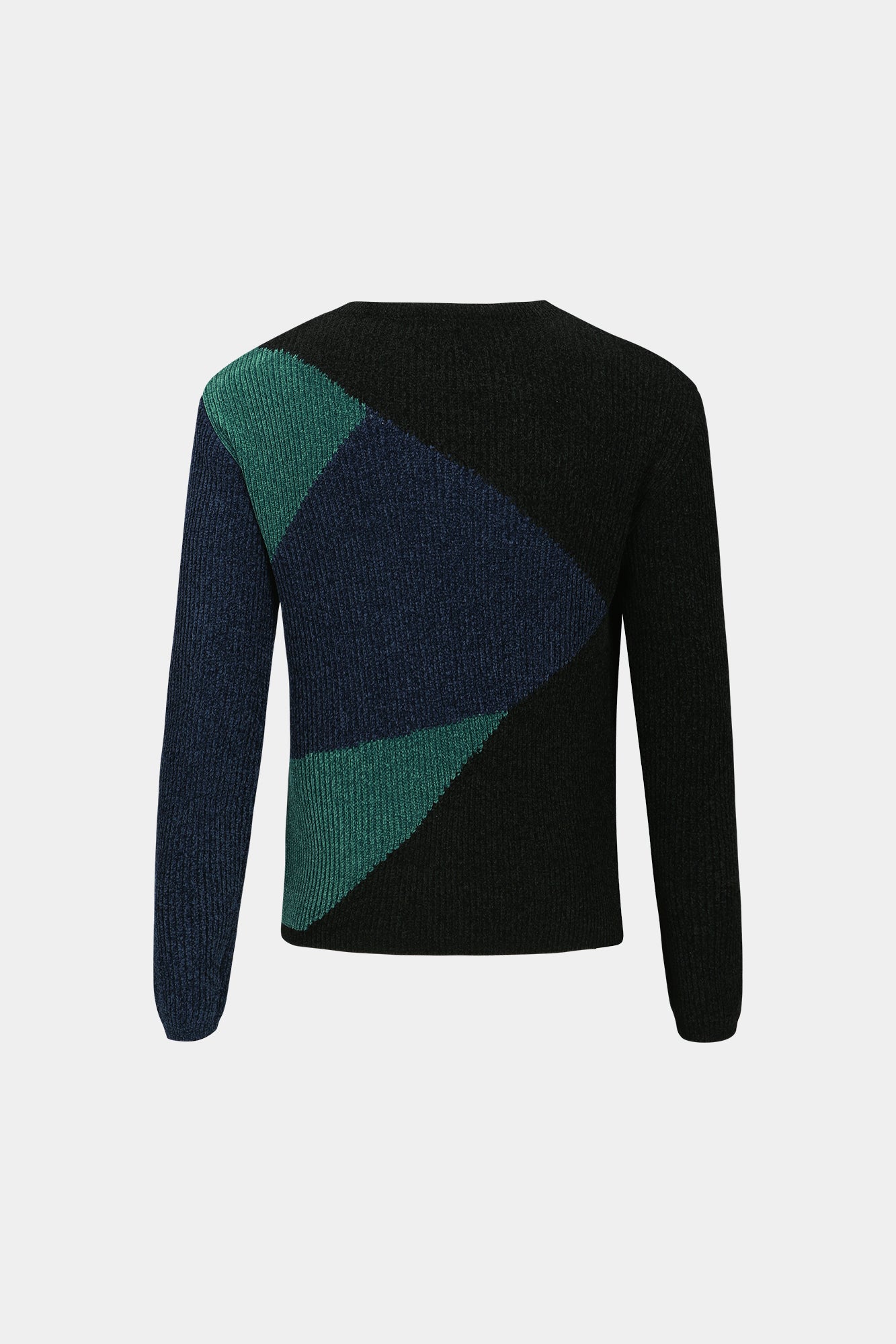 Andersson Bell - Fite Crew-Neck Sweater (Black/Blue) product image 7 | TRAB K-Fashion Australia