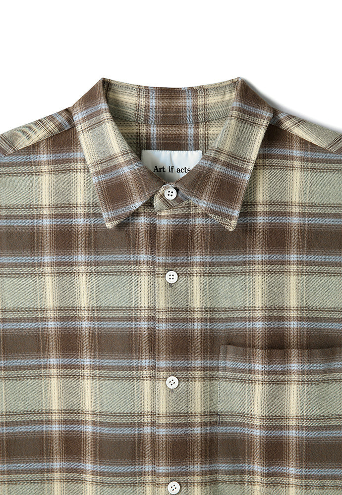 Art if acts - French Flannel Check Shirt (Forest) product image 9 | TRAB K-Fashion Australia