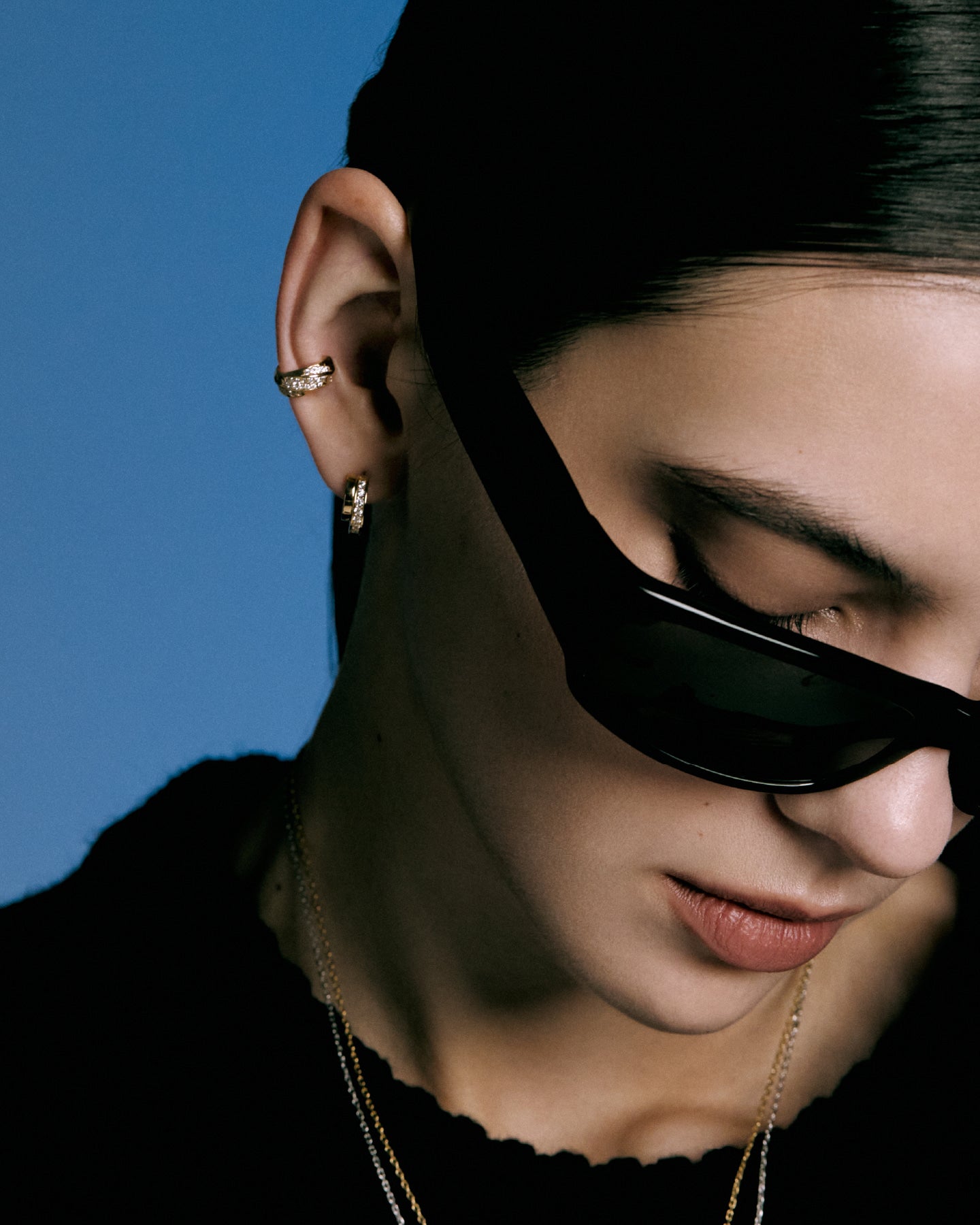 Numbering - Pave Sculpted Wave Ear Cuff #3123 product image 1 | TRAB K-Fashion Australia