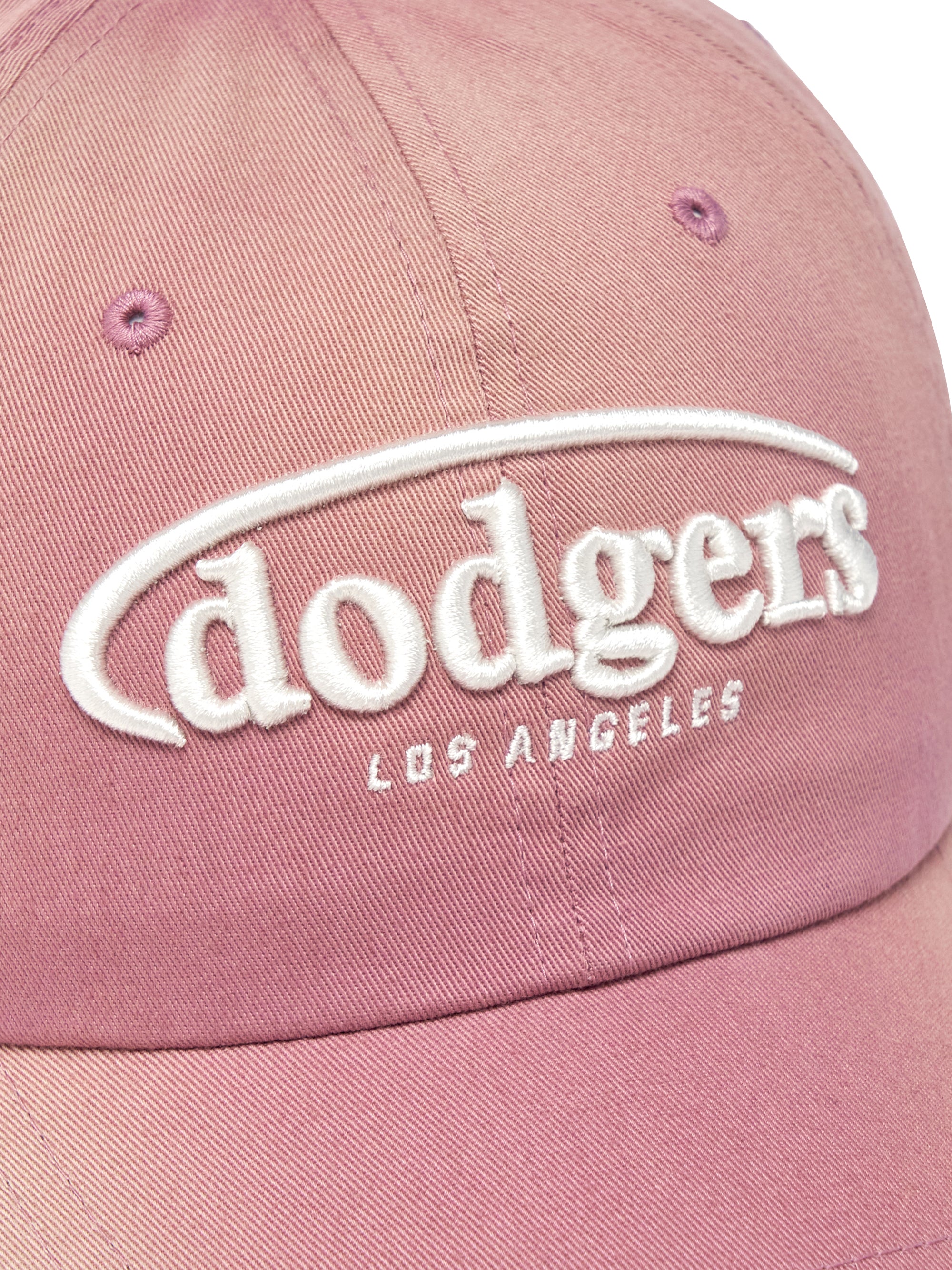 MLB Korea - MLB Vintage Washing Curve Logo Unstructured Ball Cap LA Dodgers (Pink) product image 6 | TRAB K-Fashion Australia