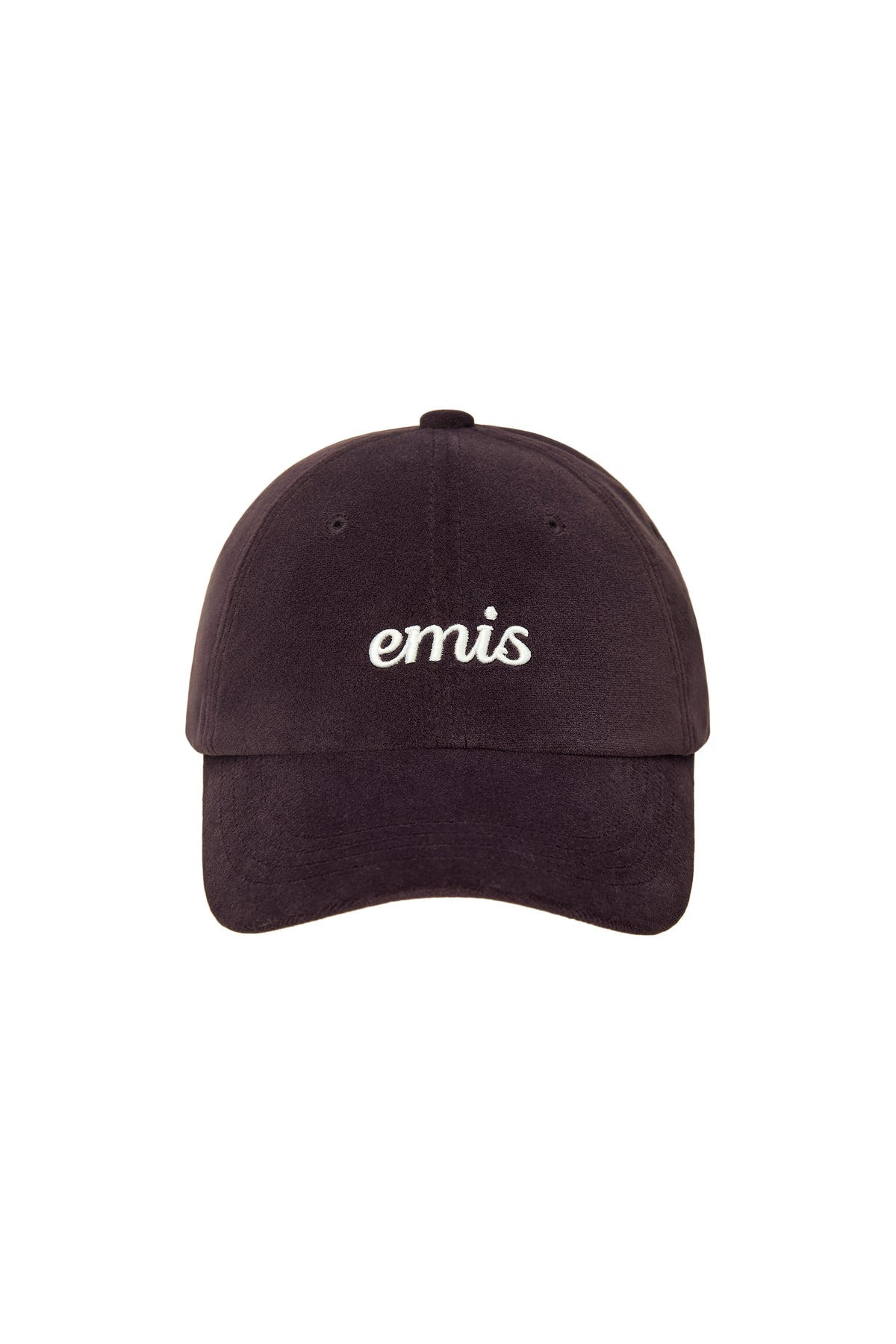 Emis - Small Logo Velvet Ball Cap (Purple) product image 1 | TRAB K-Fashion Australia
