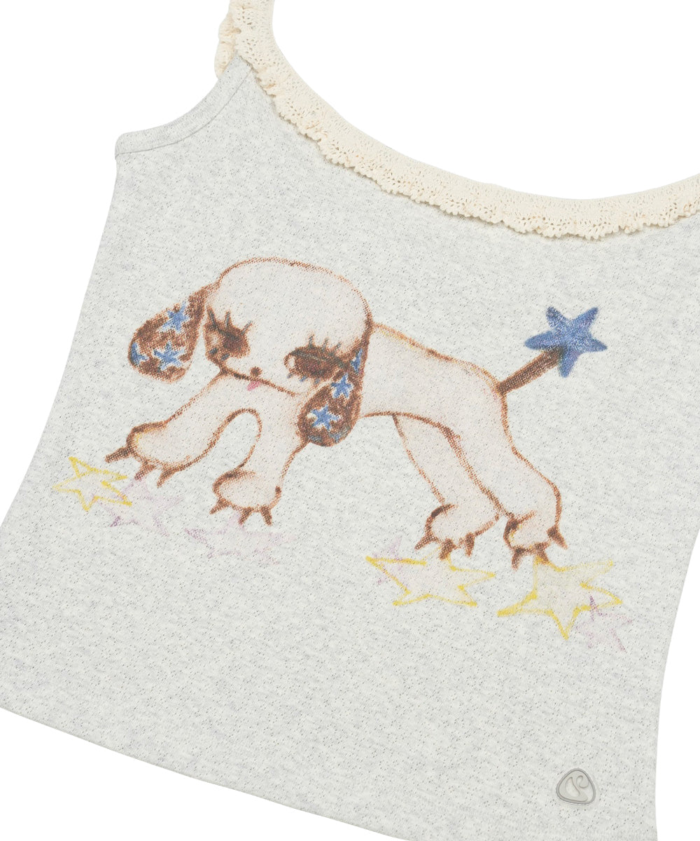 Coyseio - Vintage Puppy Lace Sleeveless Light Melange product image 16 | TRAB K-Fashion Australia