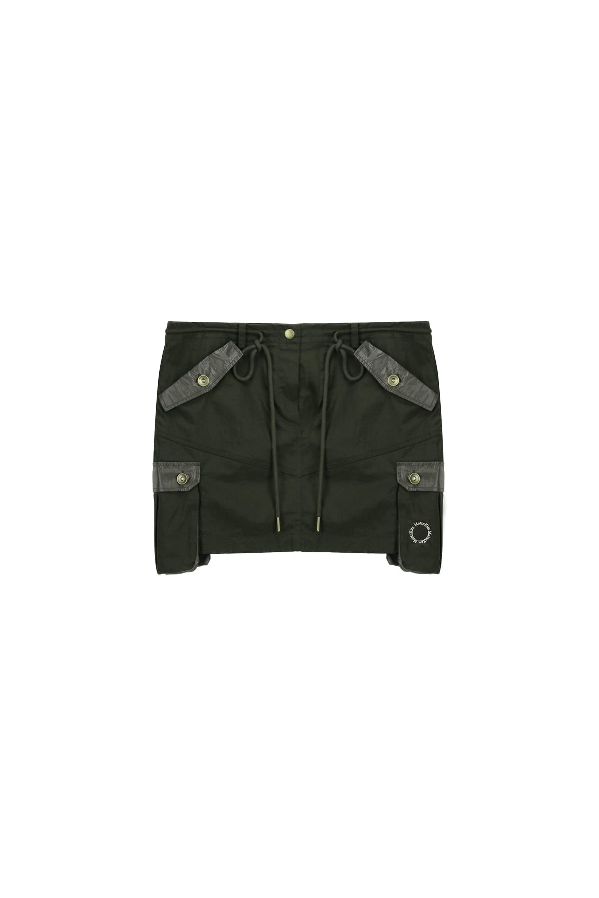 Matin Kim - Cargo Mini Skirt (Khaki) product image 1 | TRAB K-Fashion Australia
