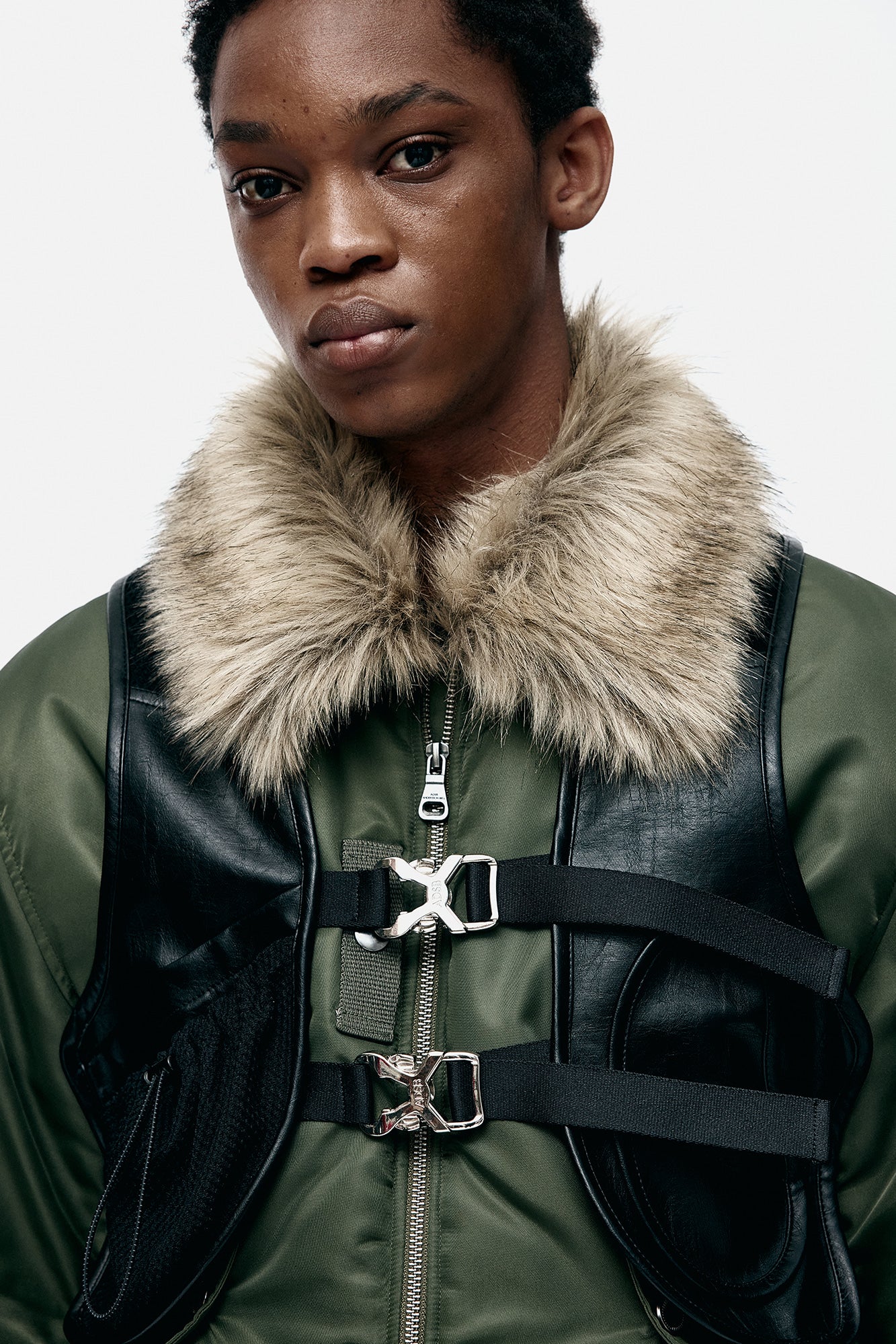 Andersson Bell - Sina Faux-Leather Vest (Black) product image 4 | TRAB K-Fashion Australia