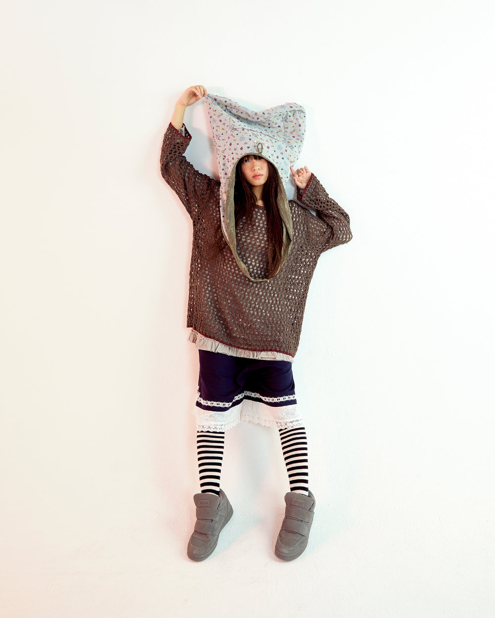 Coyseio - Hole Knit (Brown) product image 3 | TRAB K-Fashion Australia