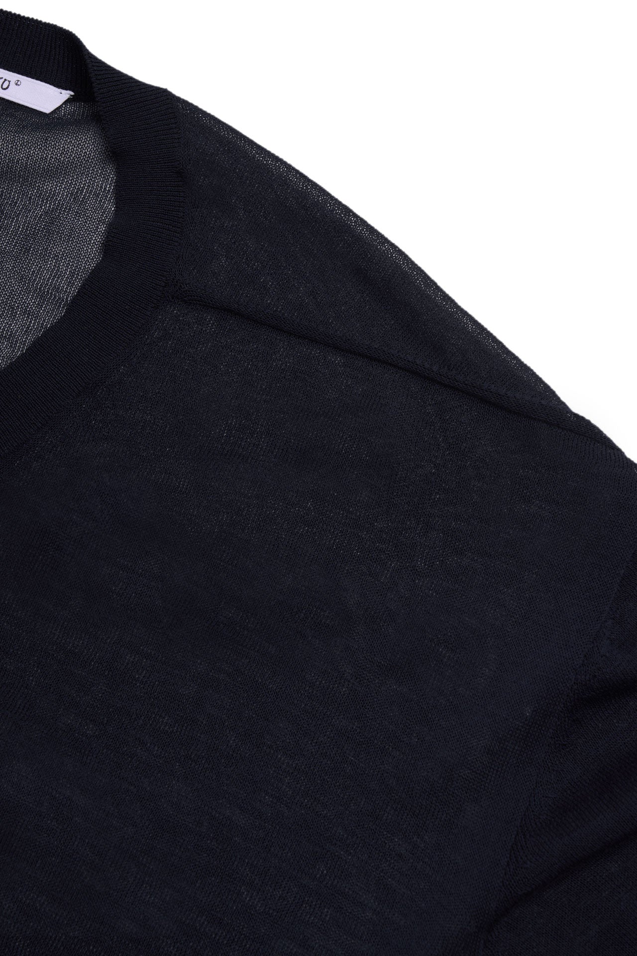 STU - Sheer V-Neck Knit (Navy) product image 20 | TRAB K-Fashion Australia