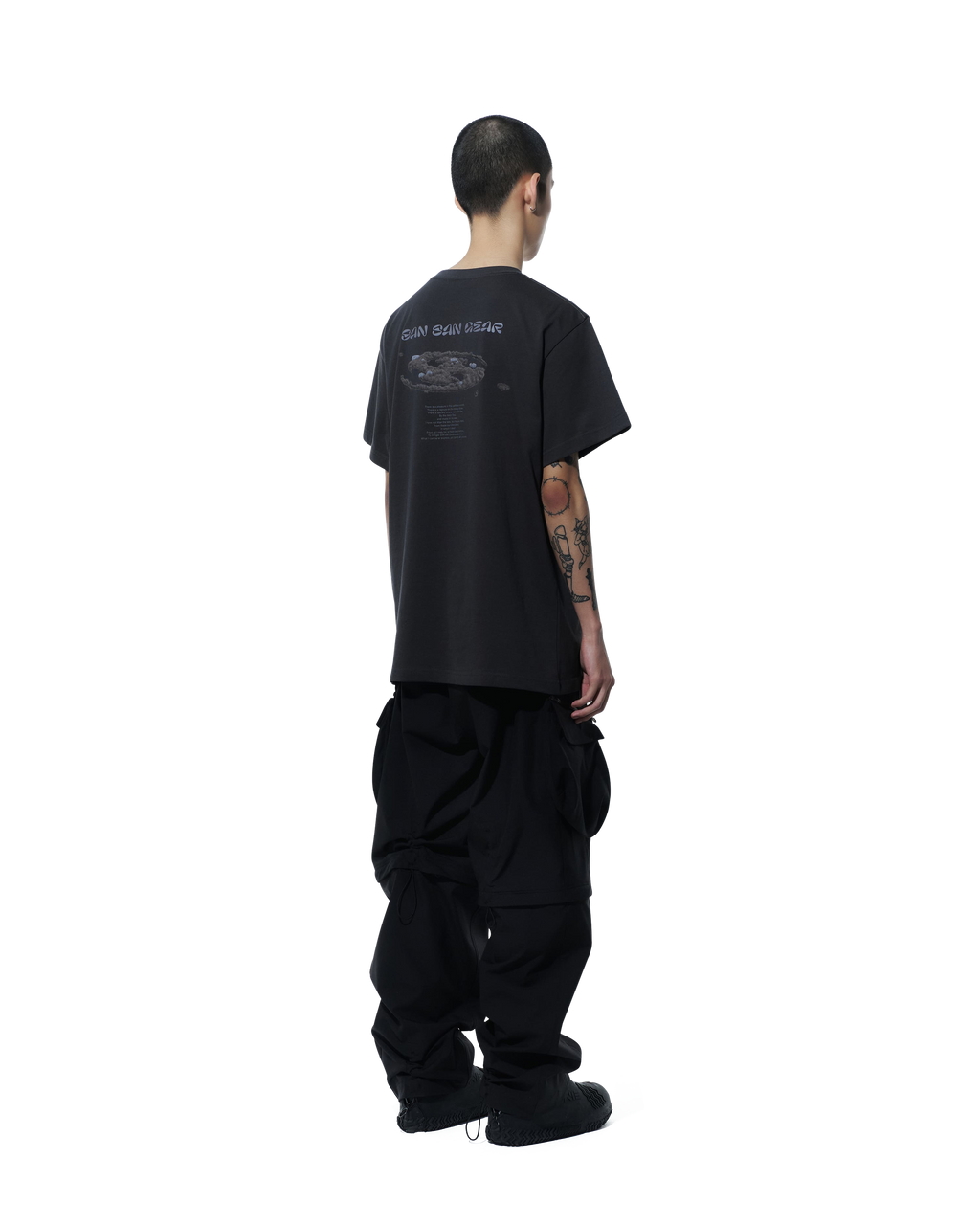 San San Gear - Forest T-Shirt (Charcoal) product image 3 | TRAB K-Fashion Australia