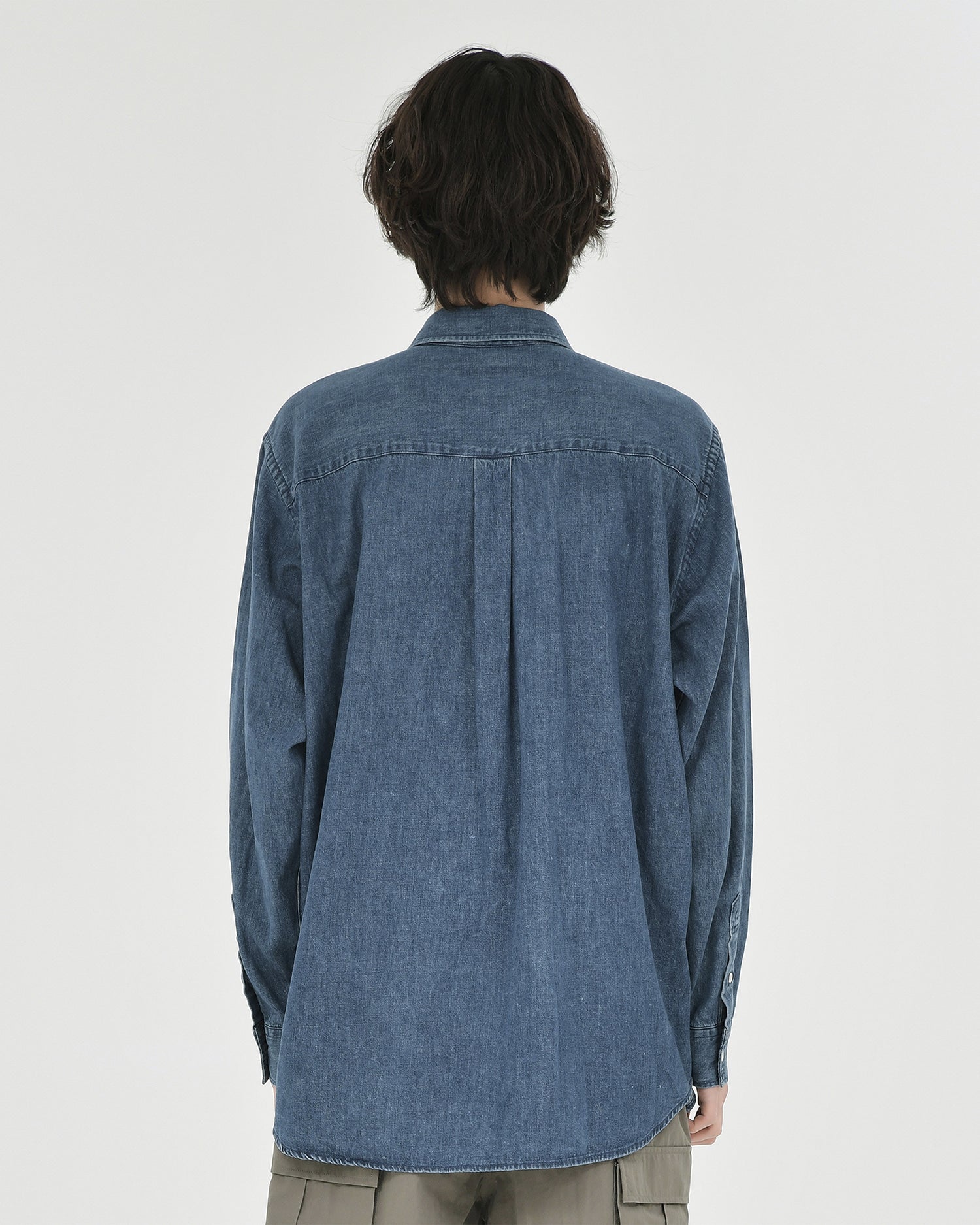 Brownyard - Button Down Denim Shirt (Blue) product image 2 | TRAB K-Fashion Australia