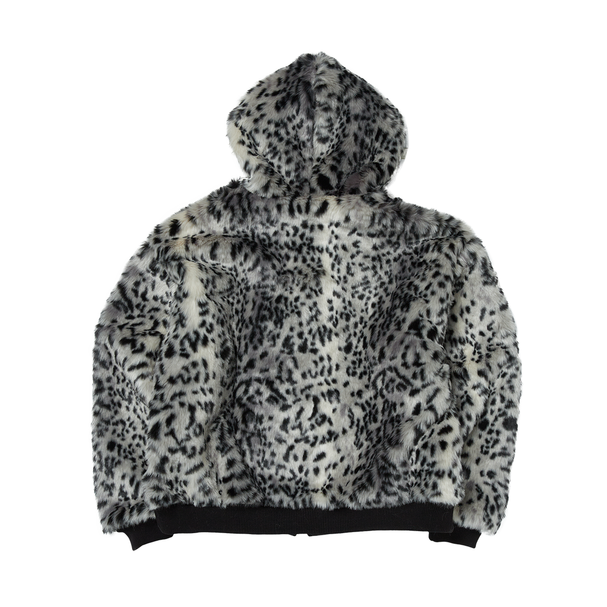Thug Club - TC Leopard Fur Jacket (White/Black) product image 2 | TRAB K-Fashion Australia
