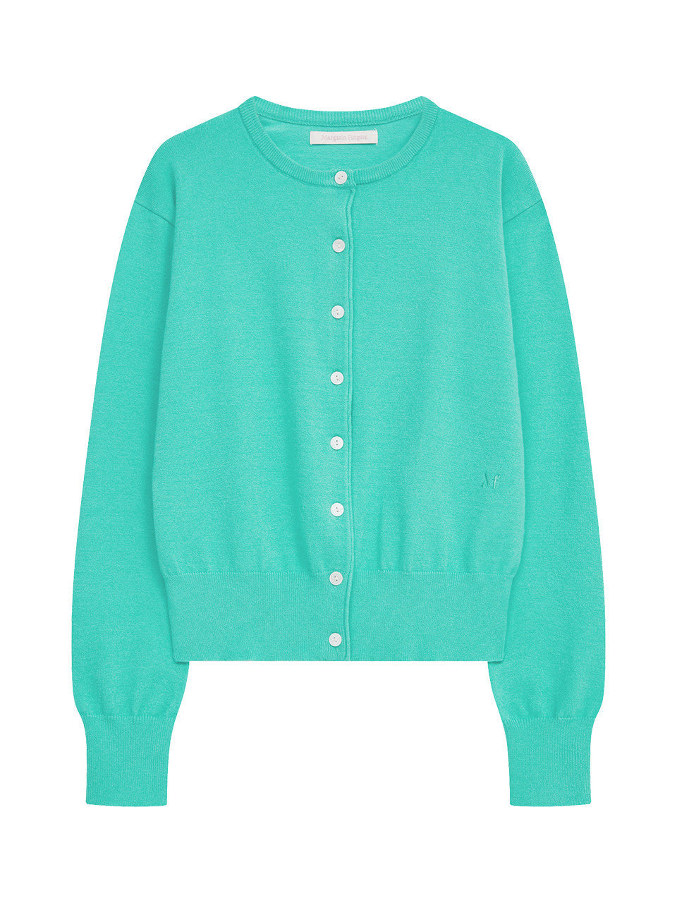 Margarin Fingers - Basic Logo Cardigan (Mint) product image 2 | TRAB K-Fashion Australia