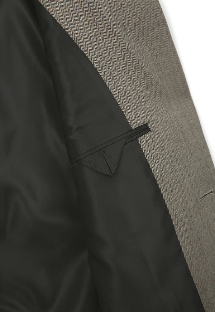 Tonywack - Signature 2-Button Blazer (Beige Herringbone) product image 10 | TRAB K-Fashion Australia