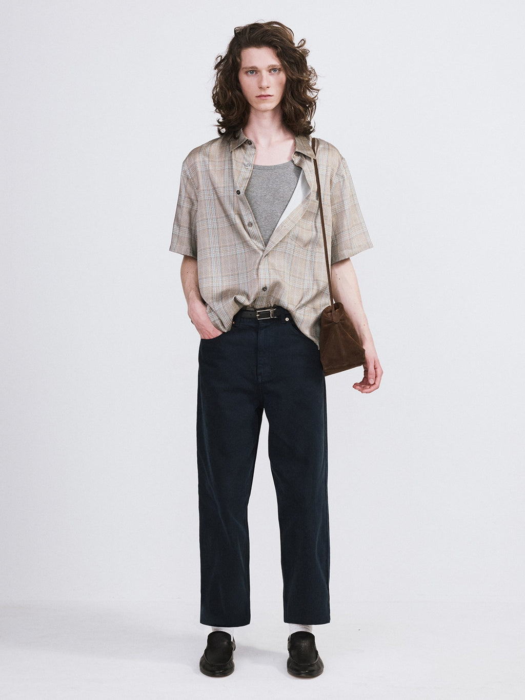 Recto - Regular Fit Denim Pants (Indigo Navy) product image 1 | TRAB K-Fashion Australia