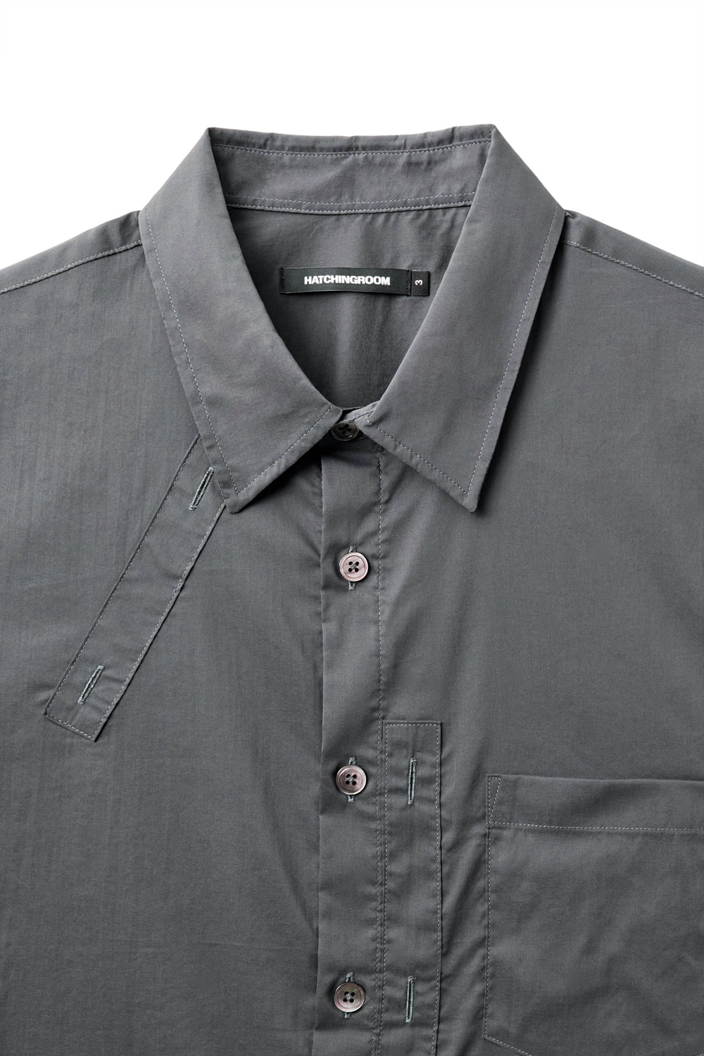 Hatchingroom - Plaket Shirt (Charcoal) product image 3 | TRAB K-Fashion Australia