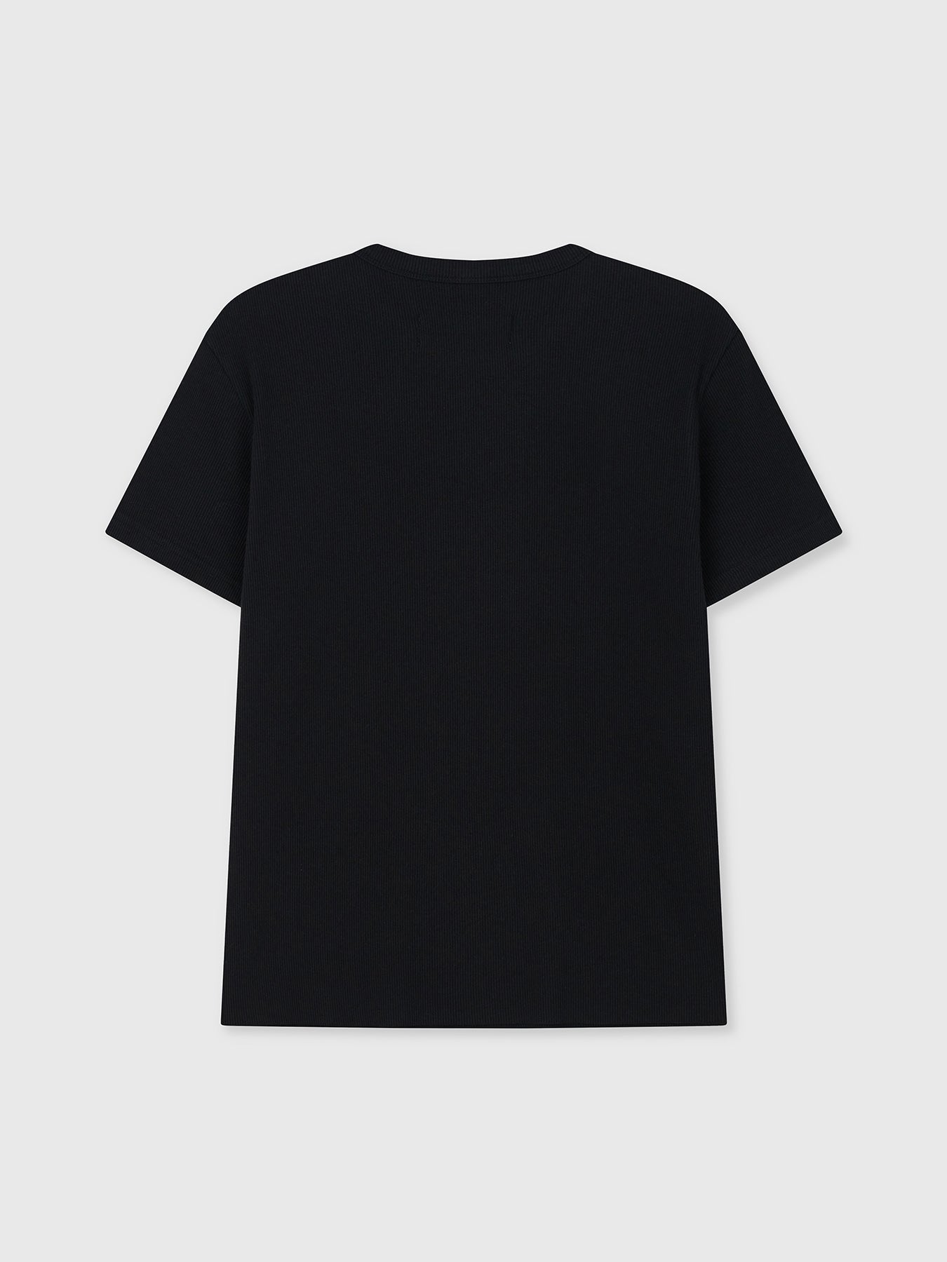 Tonywack - Soft Ribbed Fitted T-Shirt (Black) product image 12 | TRAB K-Fashion Australia