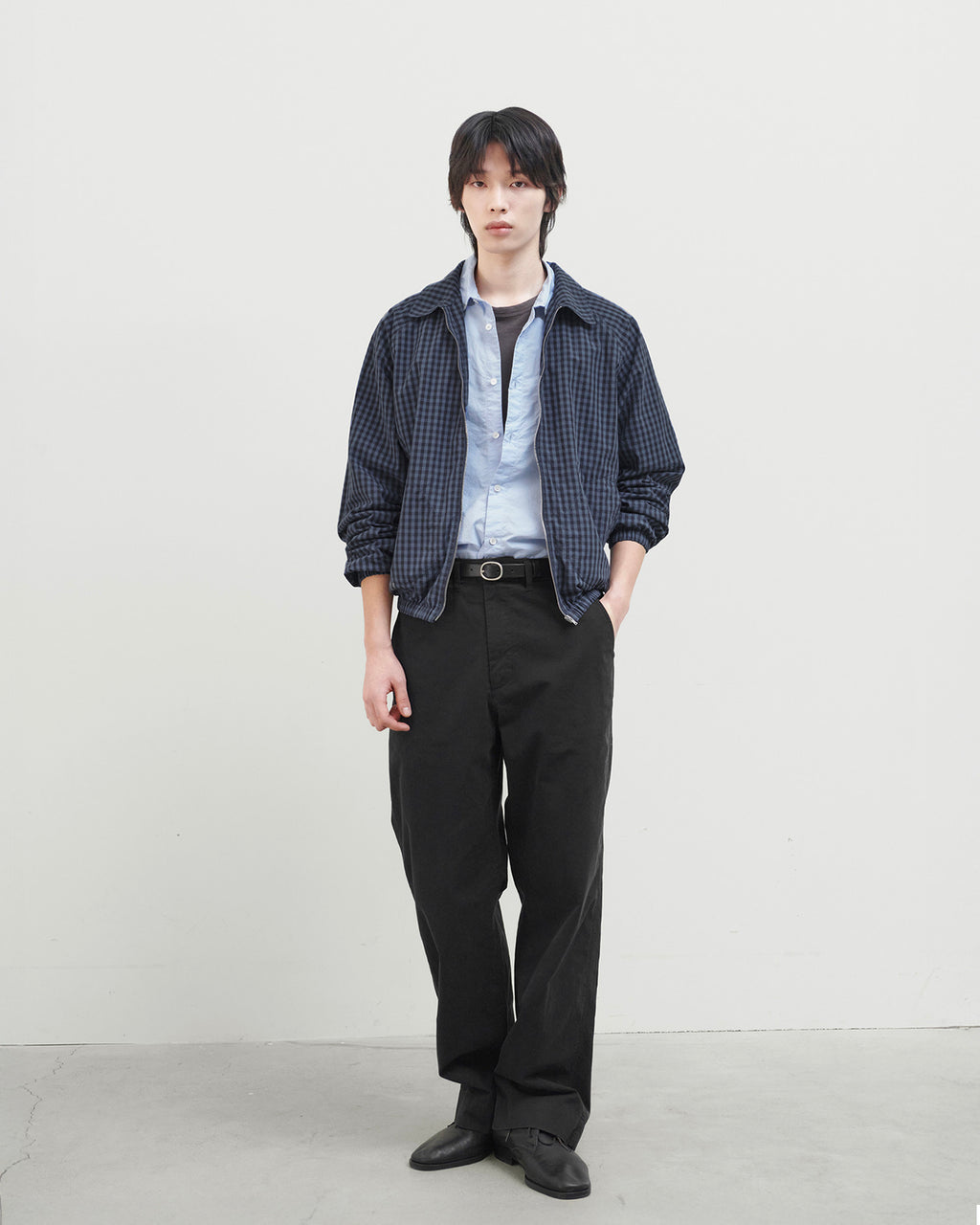 Brownyard - Check Blouson (Blue) product image 1 | TRAB K-Fashion Australia