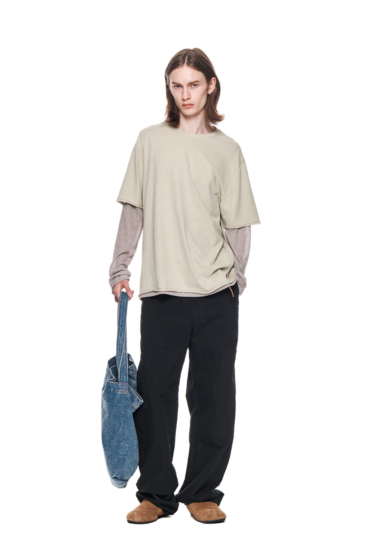 Matin Kim - Button Roll Up Double Knee Pants (Black) product image 8 | TRAB K-Fashion Australia