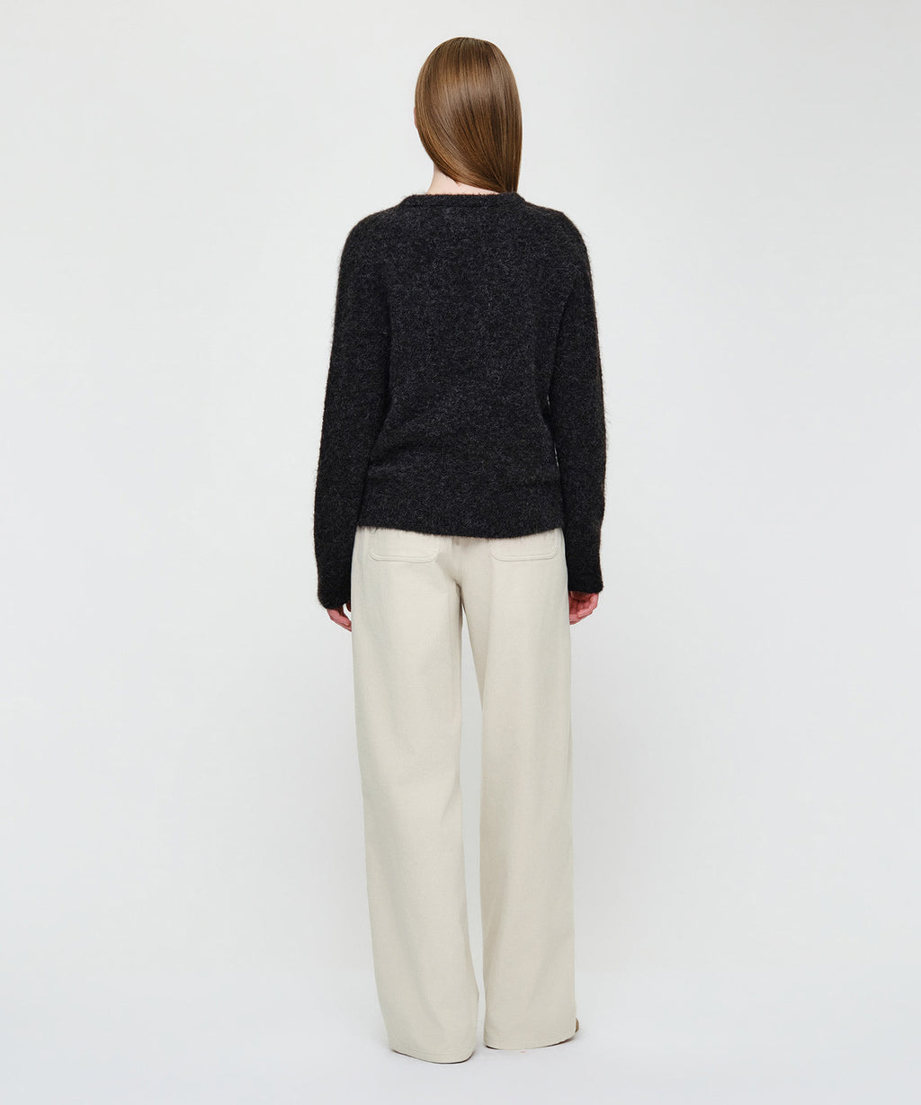 Marithe & Francois Girbaud - Corduroy Easy Pants (Cream) product image 3 | TRAB K-Fashion Australia