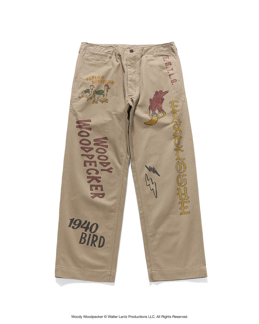 Eastlogue - Vintage Printing Chino Pants (Sand) product image 1 | TRAB K-Fashion Australia