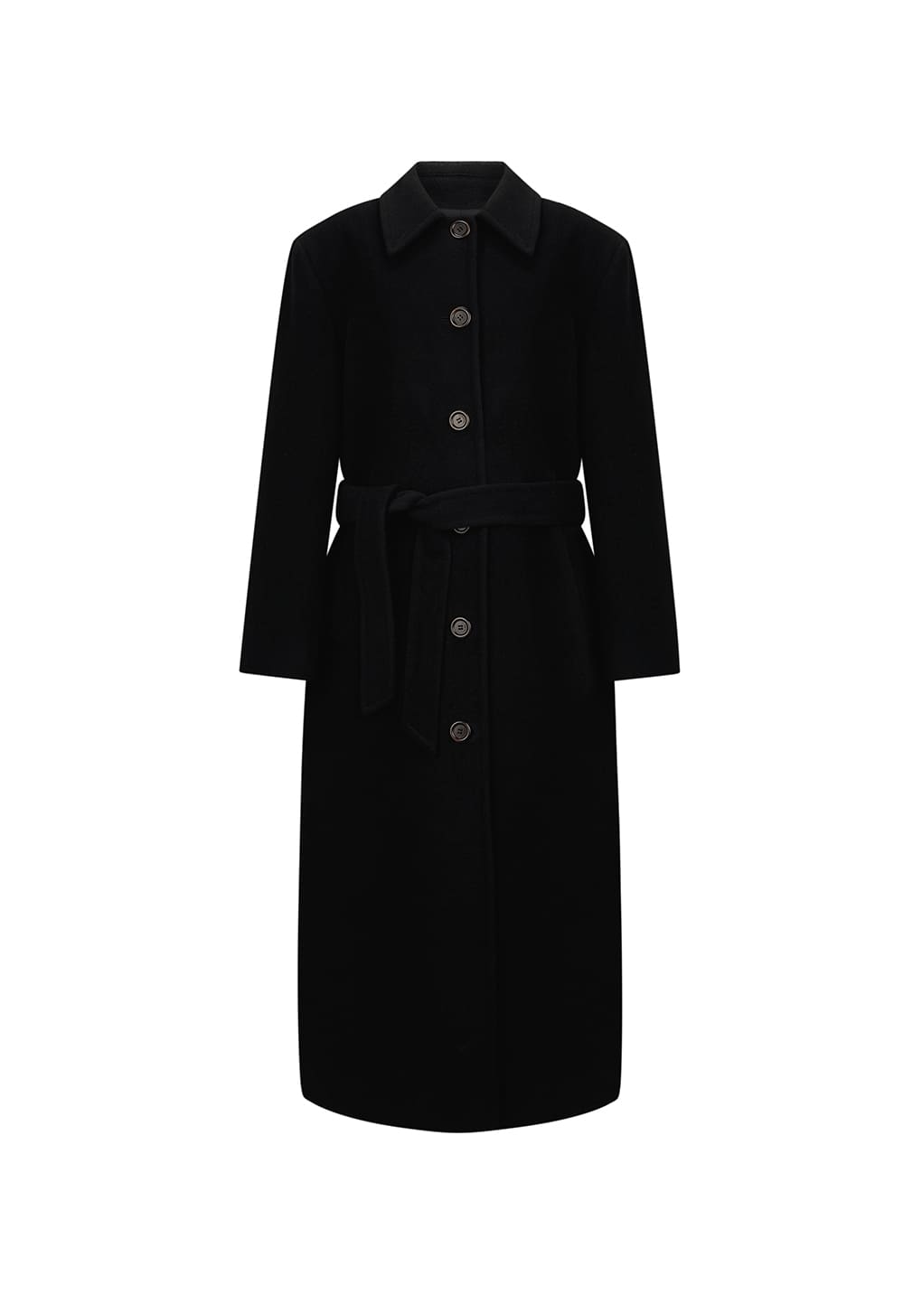 Amomento - single breasted maxi long coat (Black) product image 7 | TRAB K-Fashion Australia