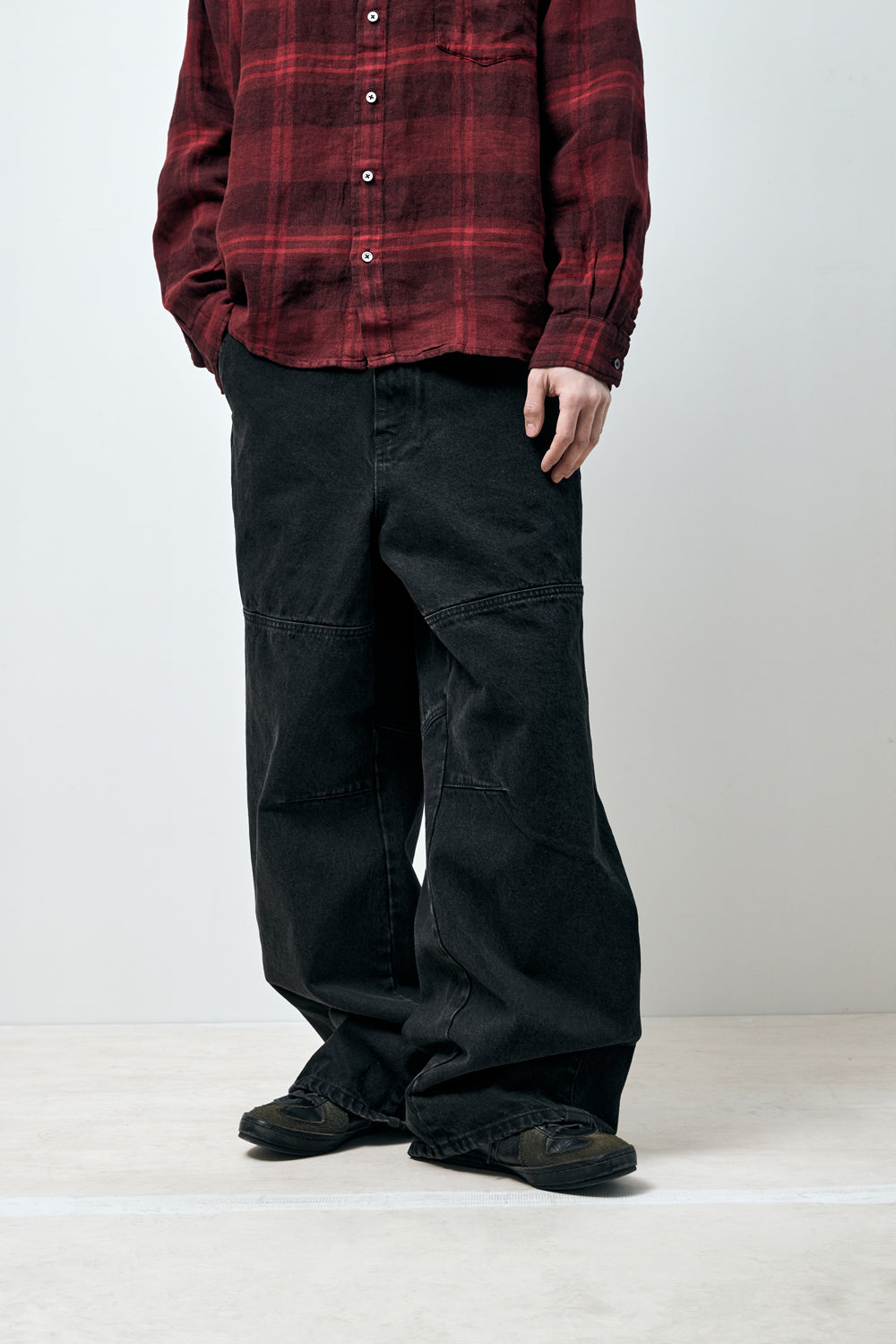 Hatchingroom - Wide Line Jeans Dusty (Black) product image 13 | TRAB K-Fashion Australia