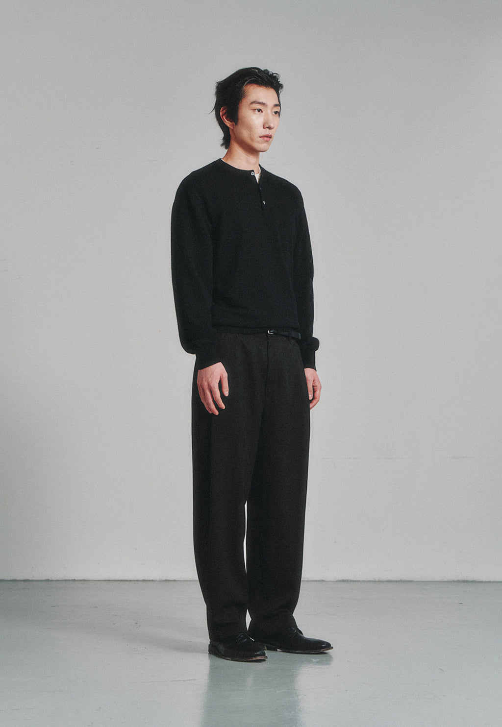 Art if acts - Henley Sweater (Black) product image 3 | TRAB K-Fashion Australia