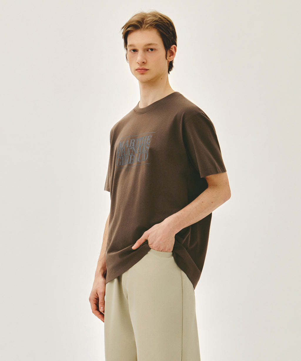 Marithe & Francois Girbaud - Classic Logo Tee (Brown) product image 2 | TRAB K-Fashion Australia