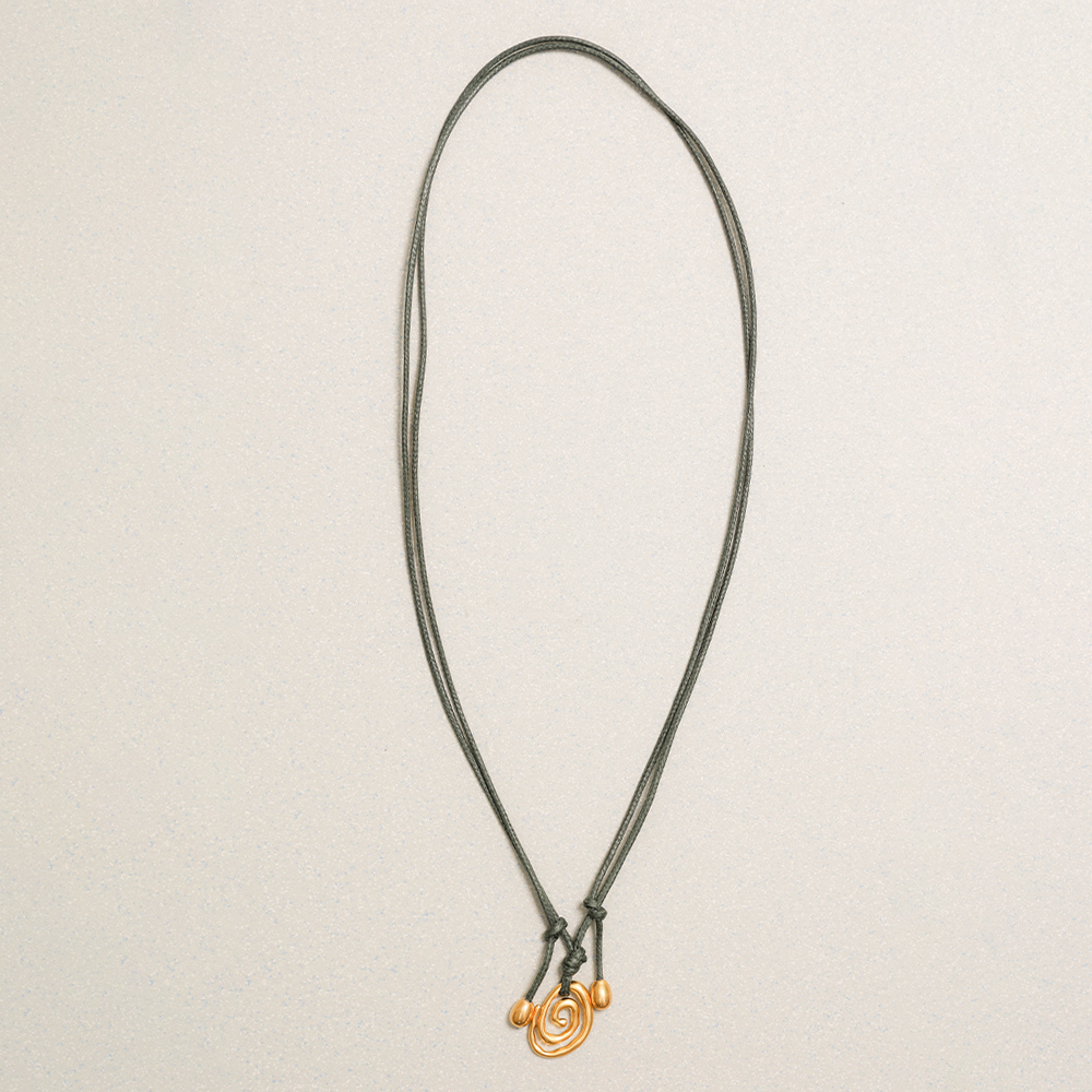 Towtow Archive - Minima Spiral Necklace (Gold) product image 5 | TRAB K-Fashion Australia