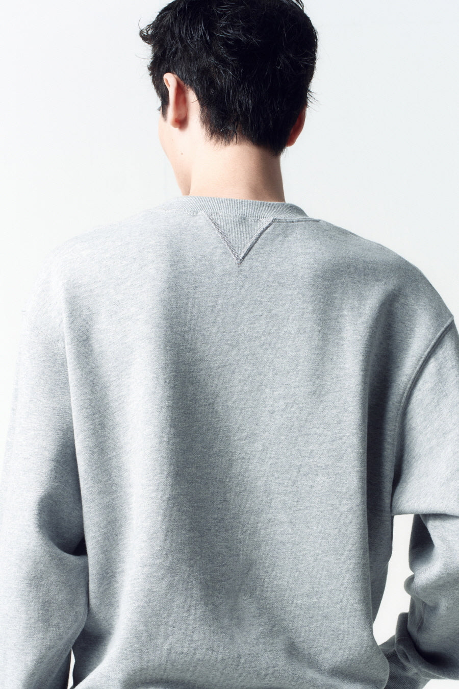 Insilence - Vintage SweatShirt (Melange Grey) product image 4 | TRAB K-Fashion Australia