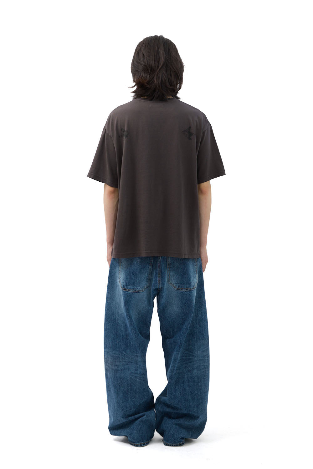 Hatchingroom - VTG Paisley Bird Tee Washed (Charcoal) product image 6 | TRAB K-Fashion Australia