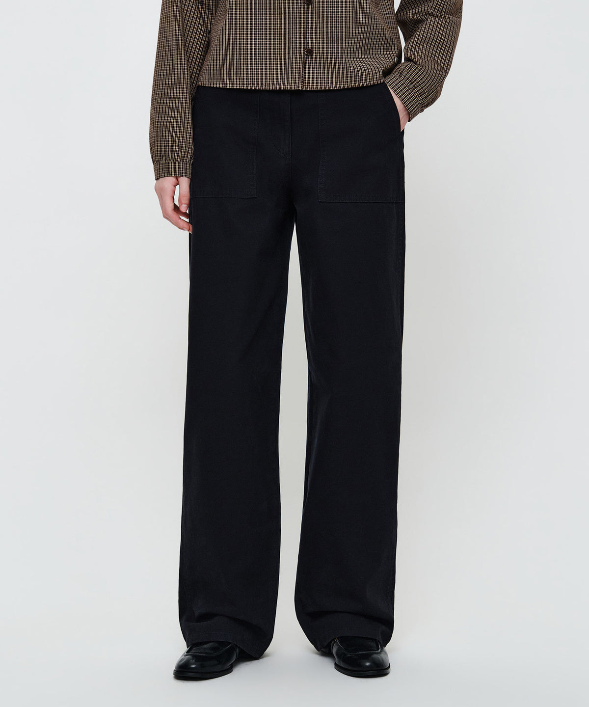 Marithe & Francois Girbaud - Cotton Work Pants (Navy) product image 1 | TRAB K-Fashion Australia