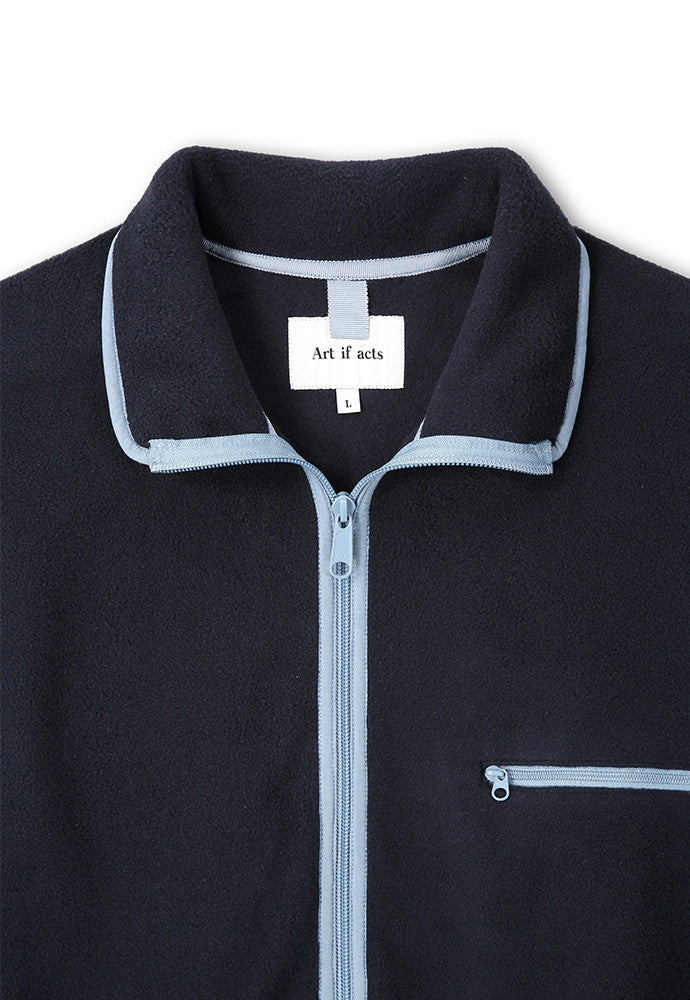 Art if acts - Fleece Half Zip Pullover (Navy) product image 7 | TRAB K-Fashion Australia