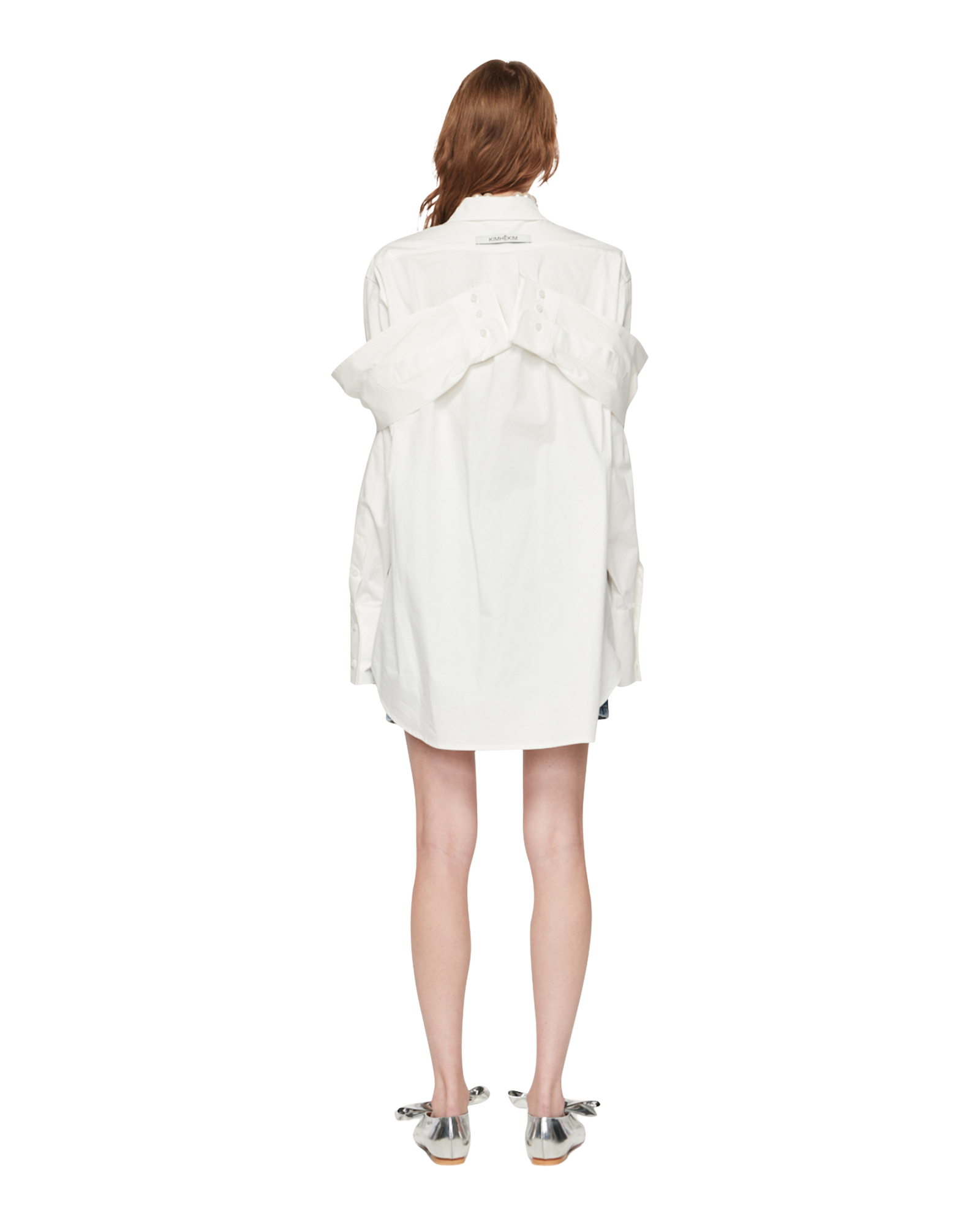 Kimhe Kim - Reformed Long Shirt (White) product image 4 | TRAB K-Fashion Australia