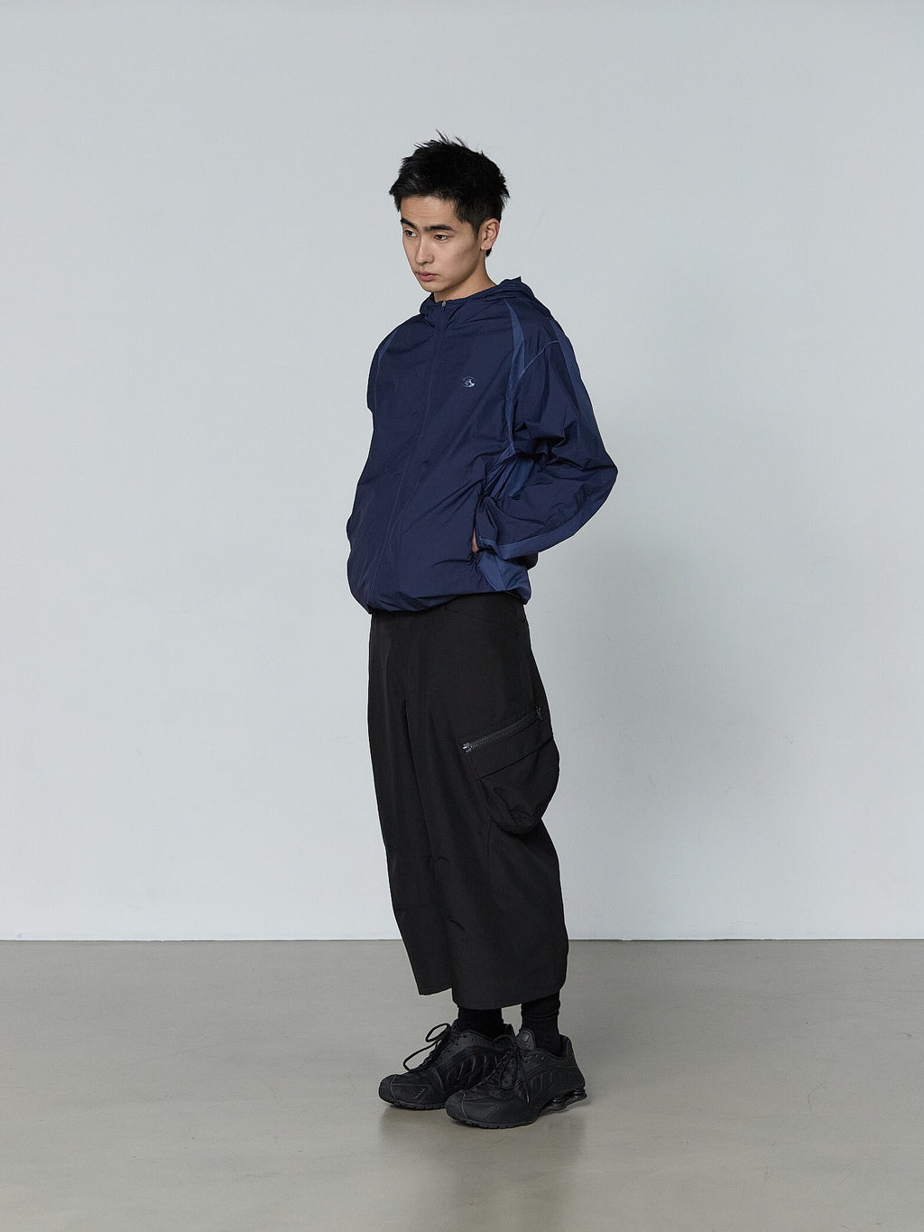 San San Gear - Paneled Jacket (Blue) product image 1 | TRAB K-Fashion Australia