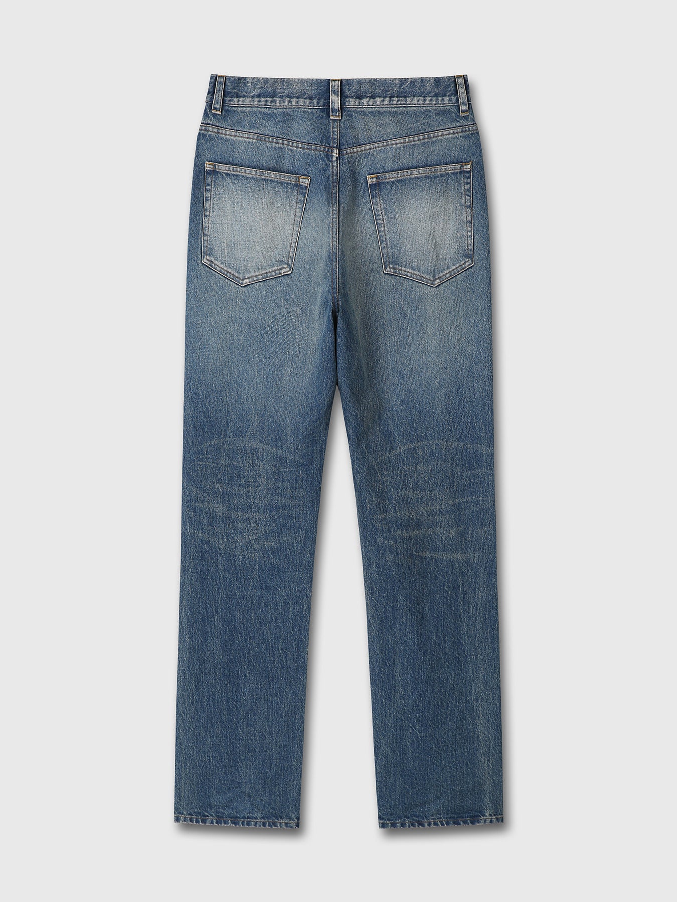Tonywack - Slim Straight Denim Jeans (Vintage Washed Blue) product image 9 | TRAB K-Fashion Australia
