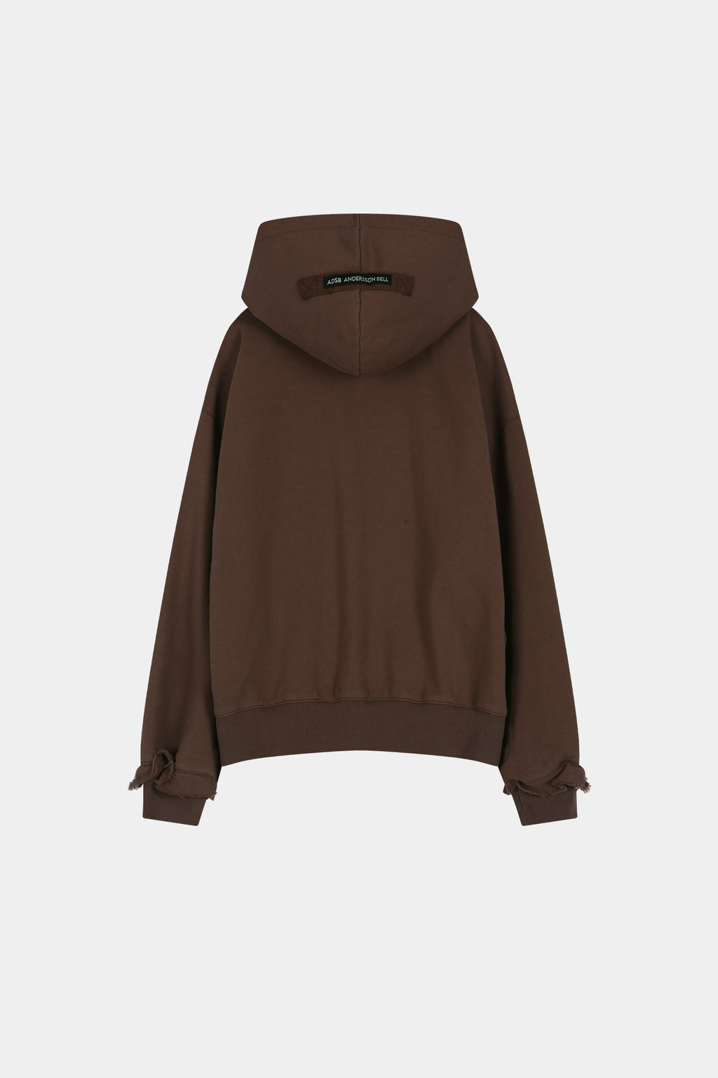 Andersson Bell - Raw-Cut Studded Zip-Up Hoodie (brick) (Brick) product image 8 | TRAB K-Fashion Australia