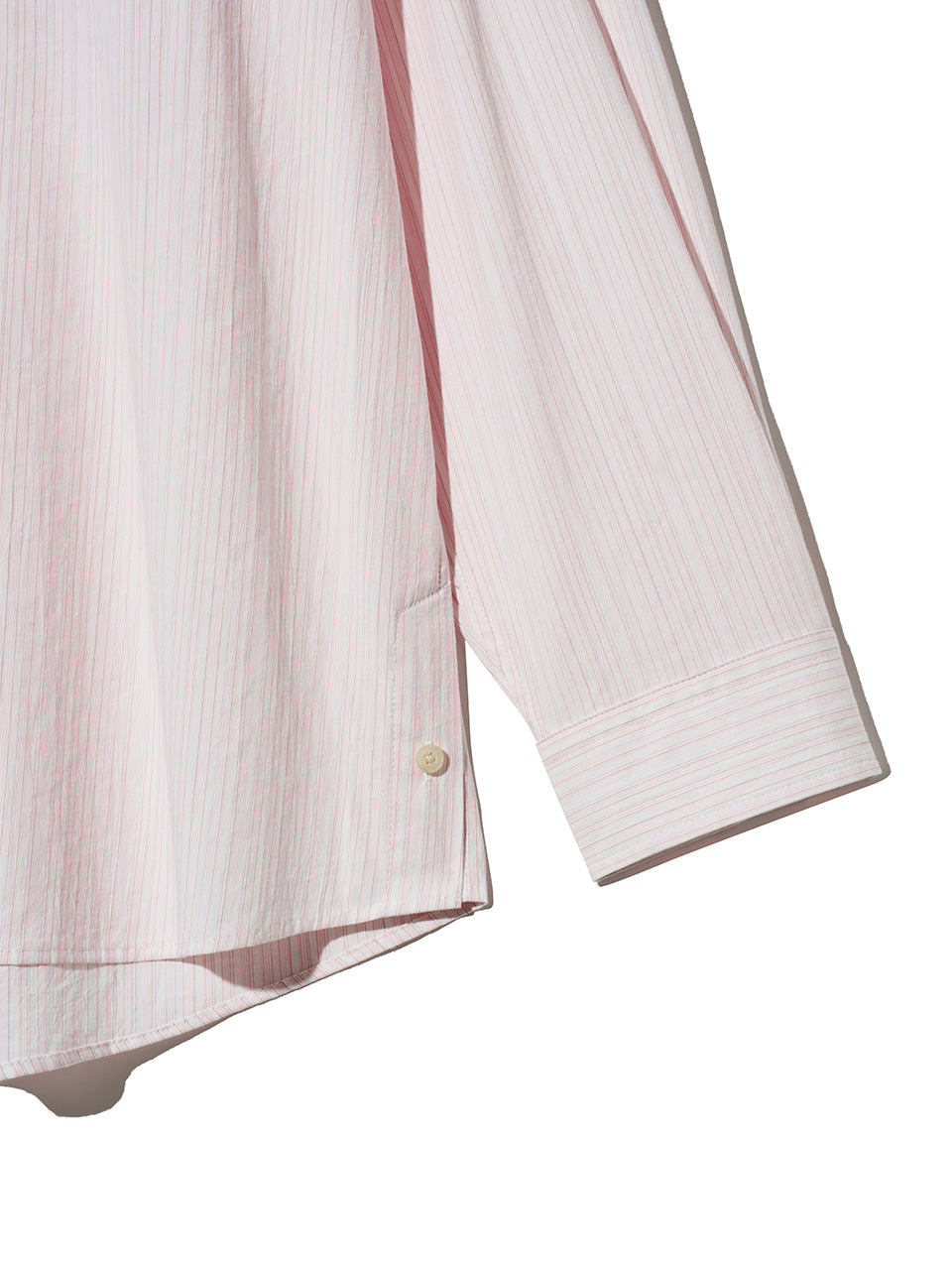 Kijun - Natural Stripe Button Down Shirt (Pink) product image 10 | TRAB K-Fashion Australia