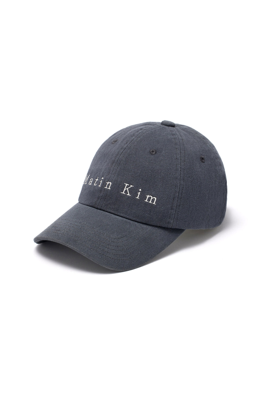 Matin Kim - Matin Cotton Washed Ball Cap (Charcoal) product image 5 | TRAB K-Fashion Australia