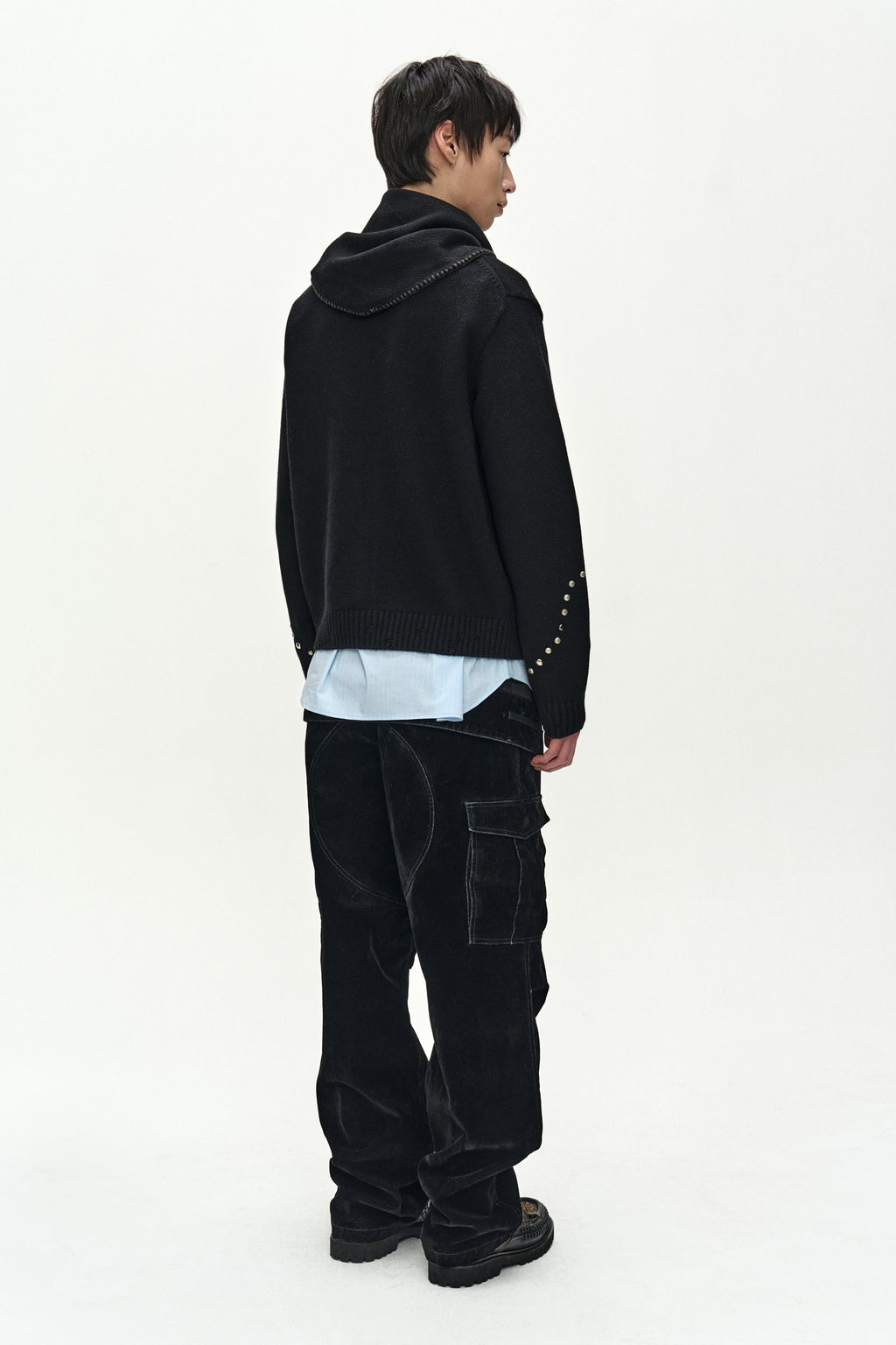 Andersson Bell - Roghen Studded Cardigan (black) (Black) product image 6 | TRAB K-Fashion Australia