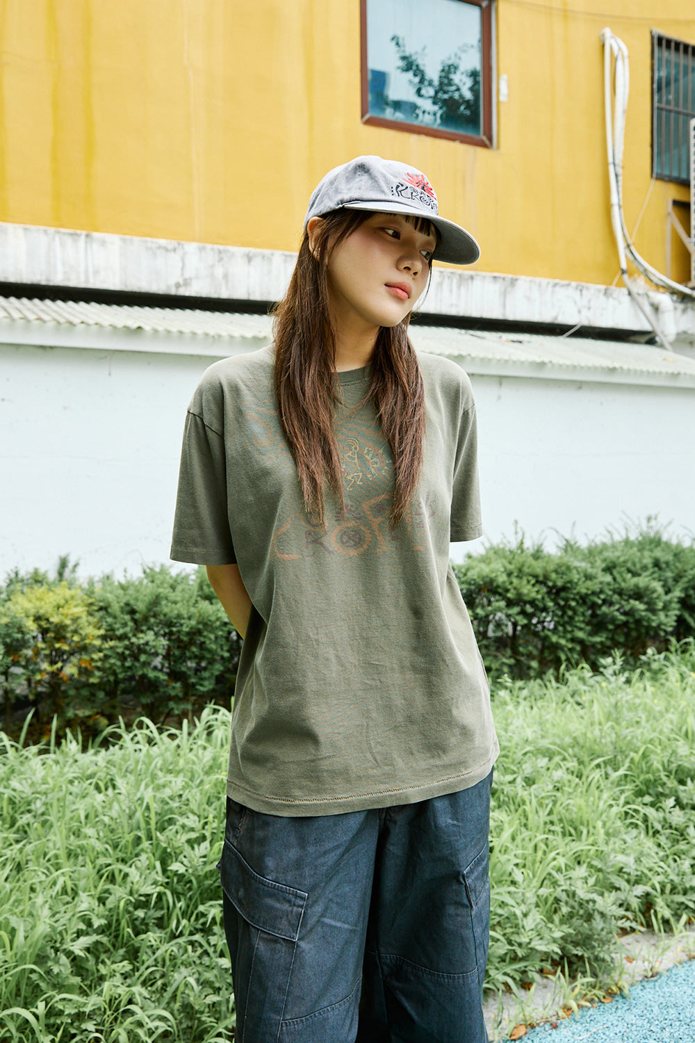 Hatchingroom - Kokopelli Tee (Dark Khaki) product image 10 | TRAB K-Fashion Australia