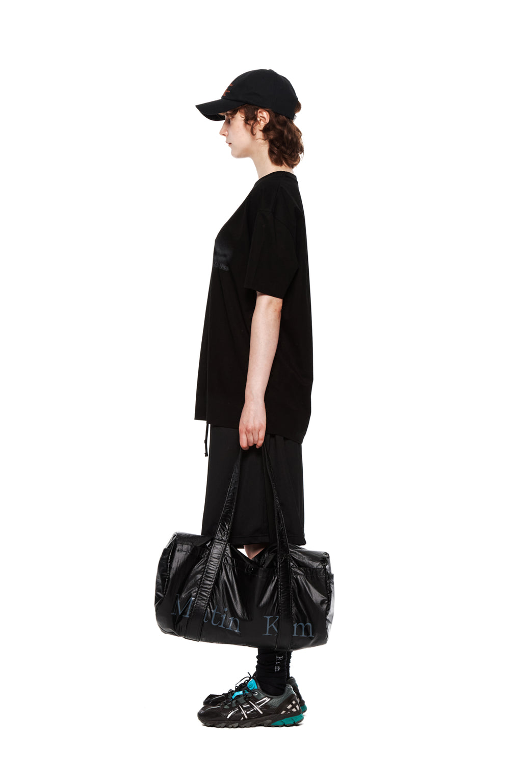 Matin Kim - Track Midi Pants (Black) product image 6 | TRAB K-Fashion Australia