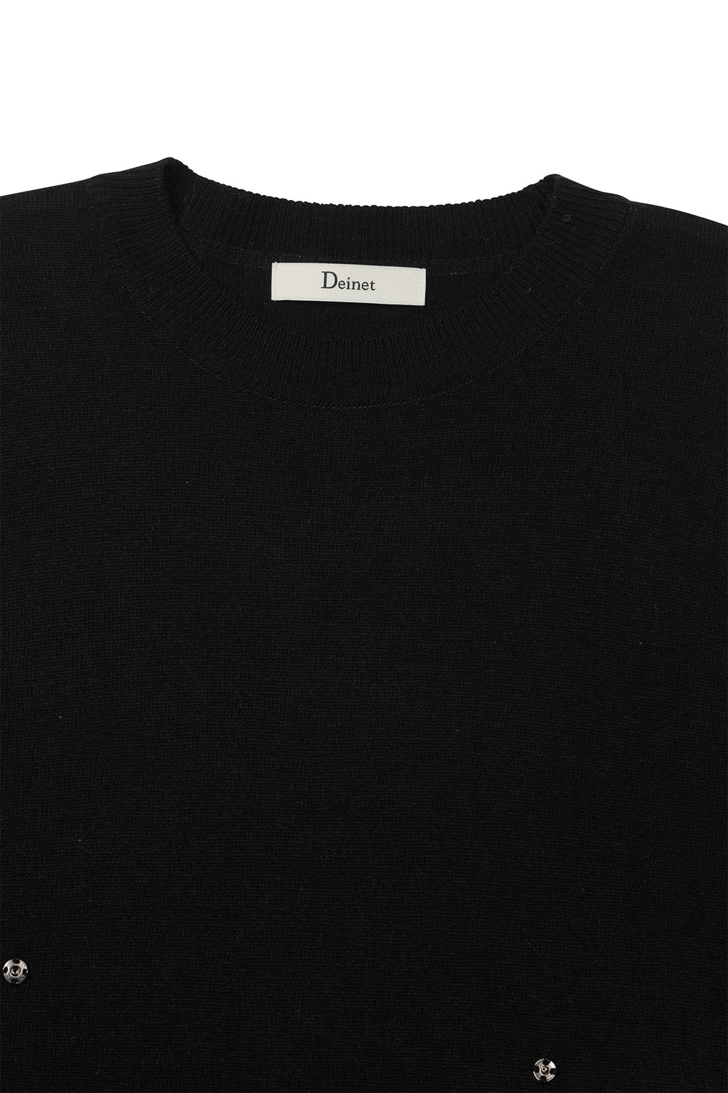 Deinet - Button Up Pullover Knit (Black) product image 11 | TRAB K-Fashion Australia