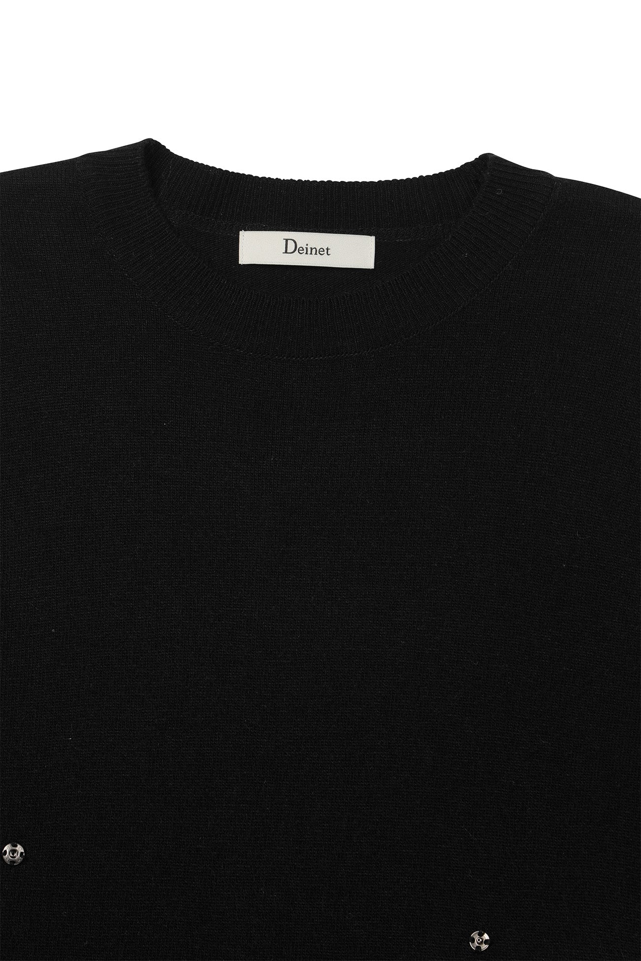 Deinet - Button Up Pullover Knit (Black) product image 11 | TRAB K-Fashion Australia